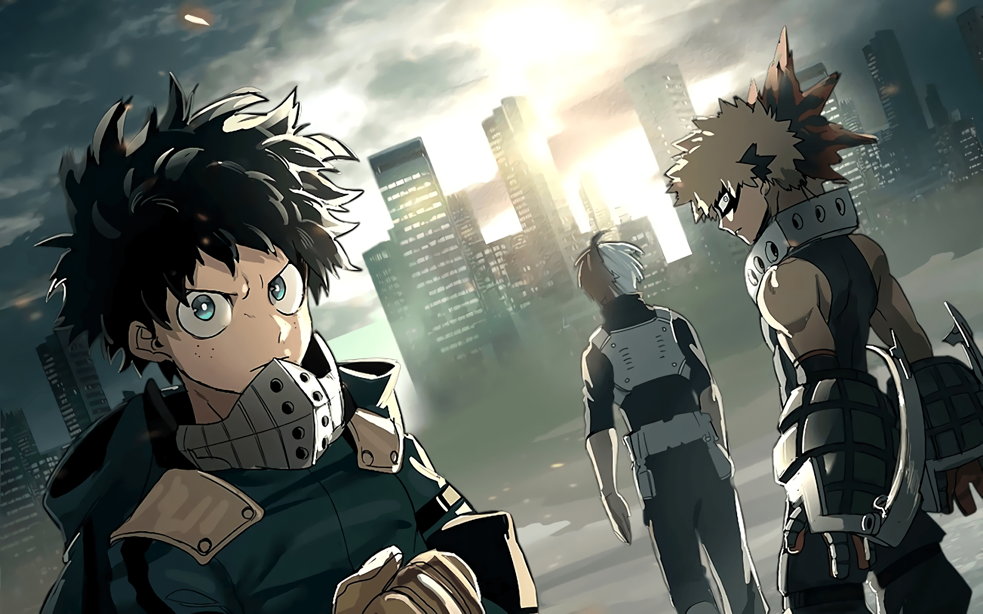 1920x1200 Boku no Hero Academia, #Todoroki Shōto, #Midoriya Izuku, #Bakugō, Desktop