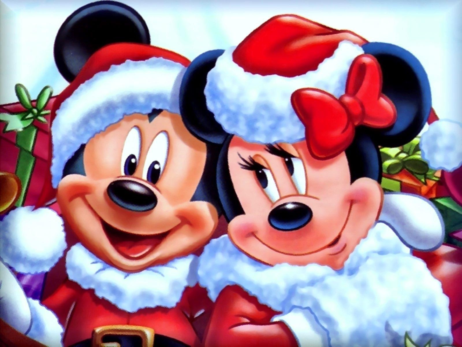 1600x1200 Mickey Minnie Mouse Christmas Pics HD Wallpaper, Desktop