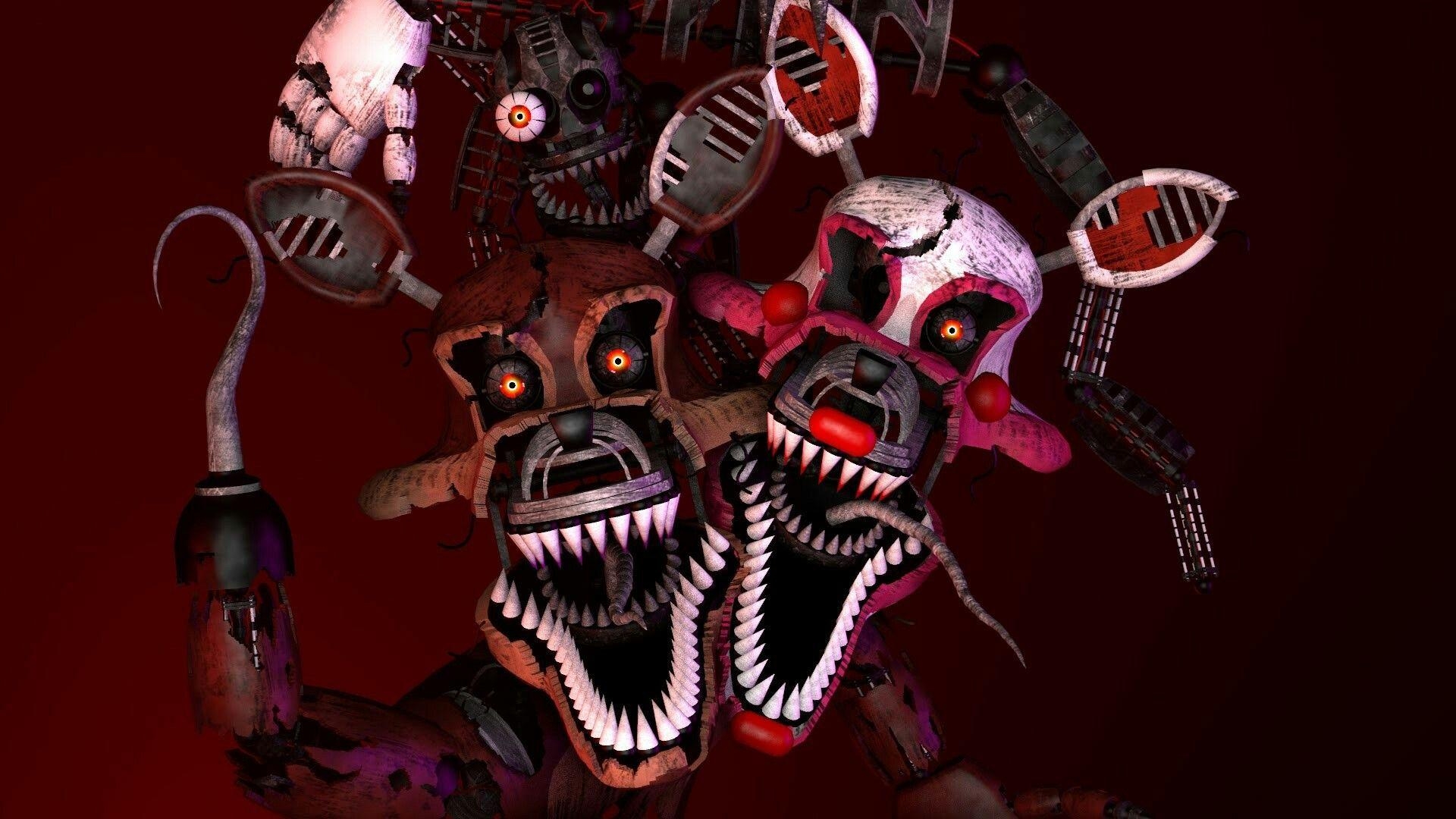 1920x1080 Aww! Me and Nightmare Foxy!. Our Friends and I! (FNAF), Desktop