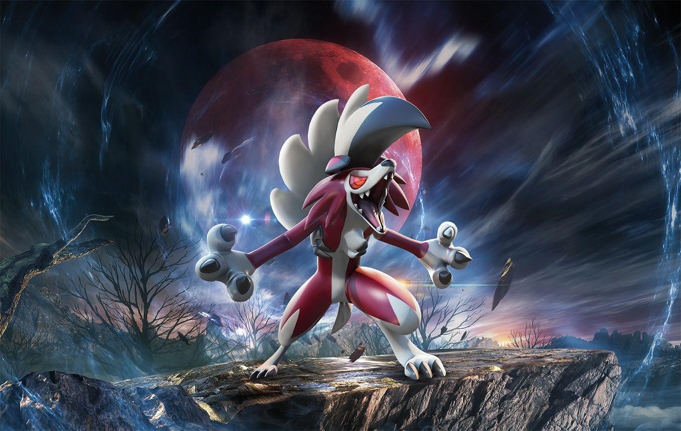 1370x870 Free Lycanroc Download for Guardians Rising Release. pokéjungle, Desktop