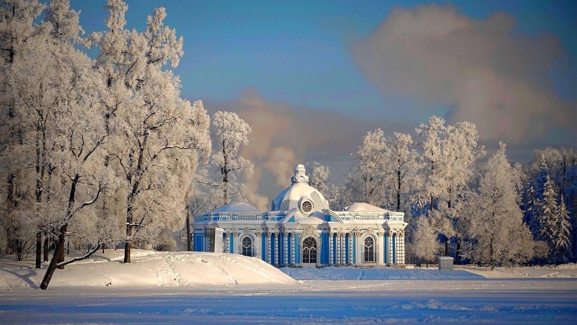 1920x1080 Beautiful snowy Russian winter (HD wallpaper), Desktop