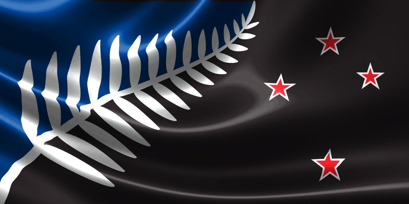 1600x800 Free Download Newzealand Silver Fern Flag HD Pics, Dual Screen