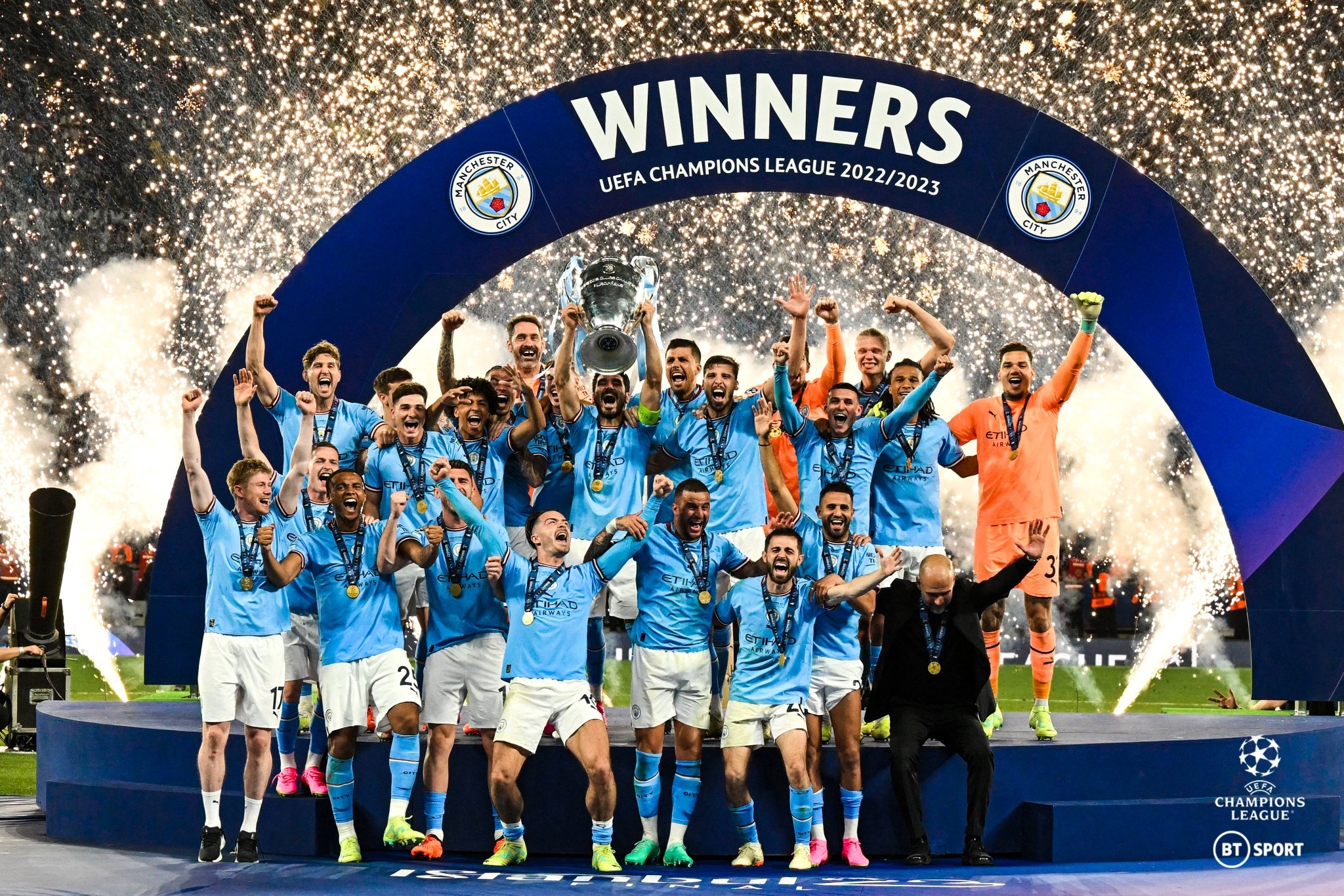 2050x1370 Manchester City UEFA Champions League 2023 Champions, Desktop