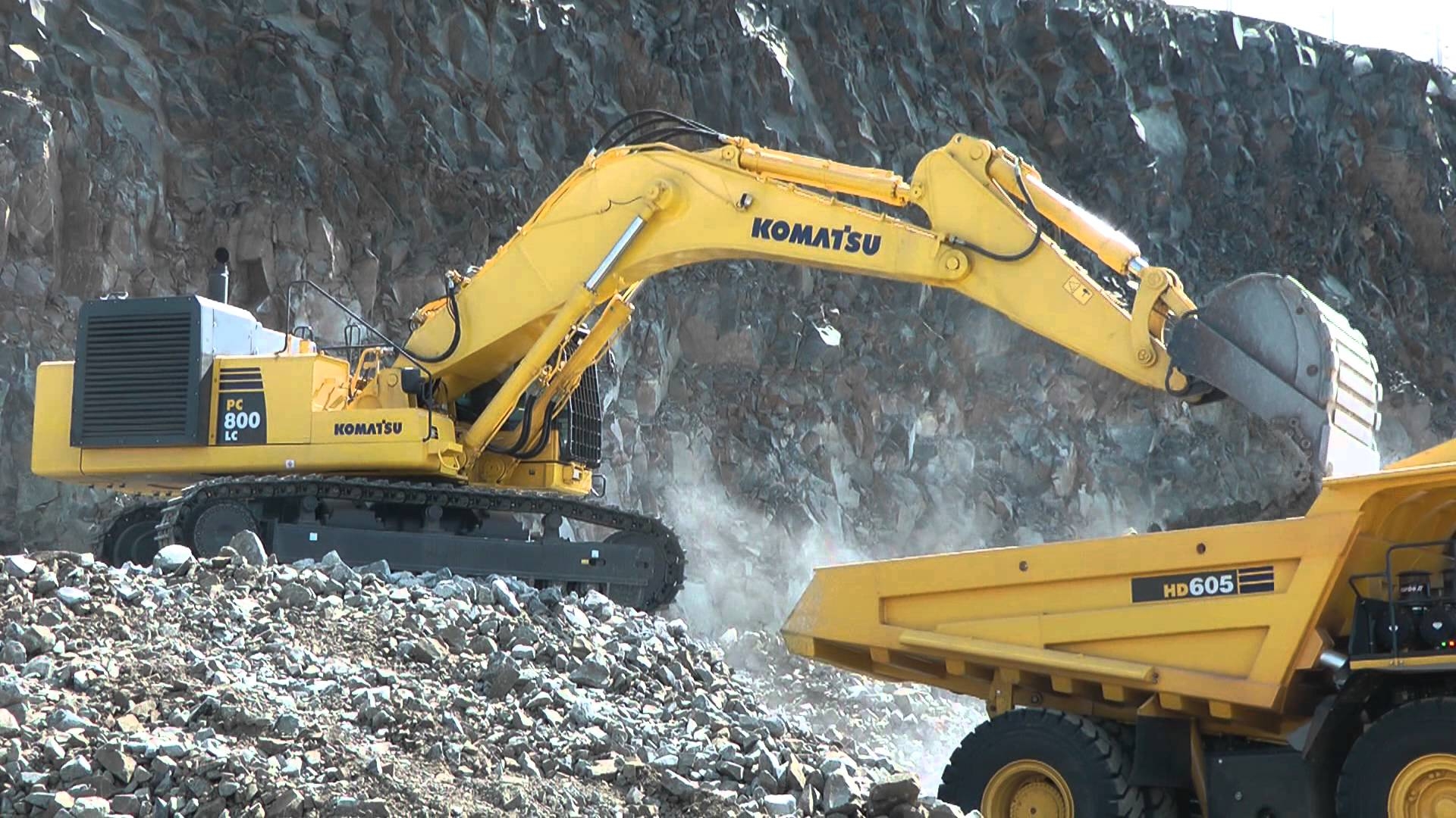 1920x1080 Komatsu PC800 Excavator wallpaper, Vehicles, HQ Komatsu PC800, Desktop