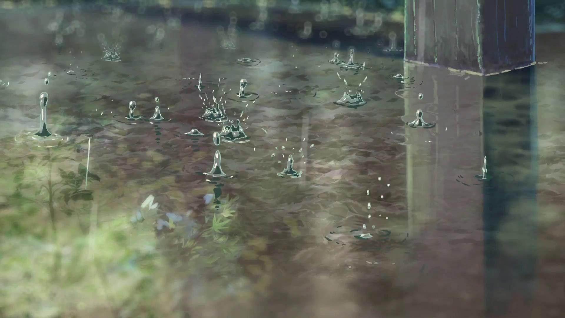 1920x1080 water, Makoto Shinkai, water drops, splashes, The Garden of Words wallpaper, Desktop