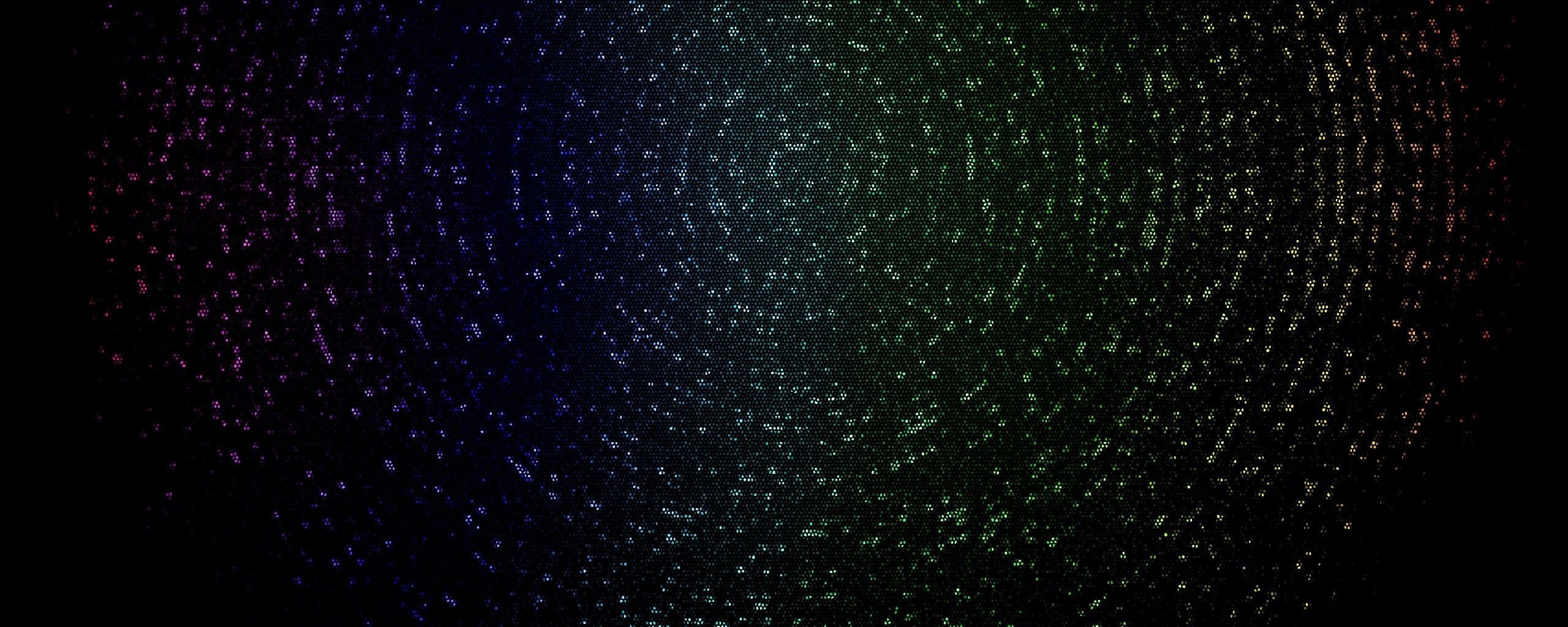 2560x1030 wallpaper  circles, background, Dual Screen