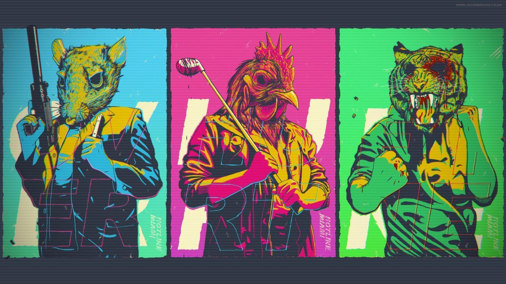 1920x1080 Hotline Miami HD Wallpaper, Desktop