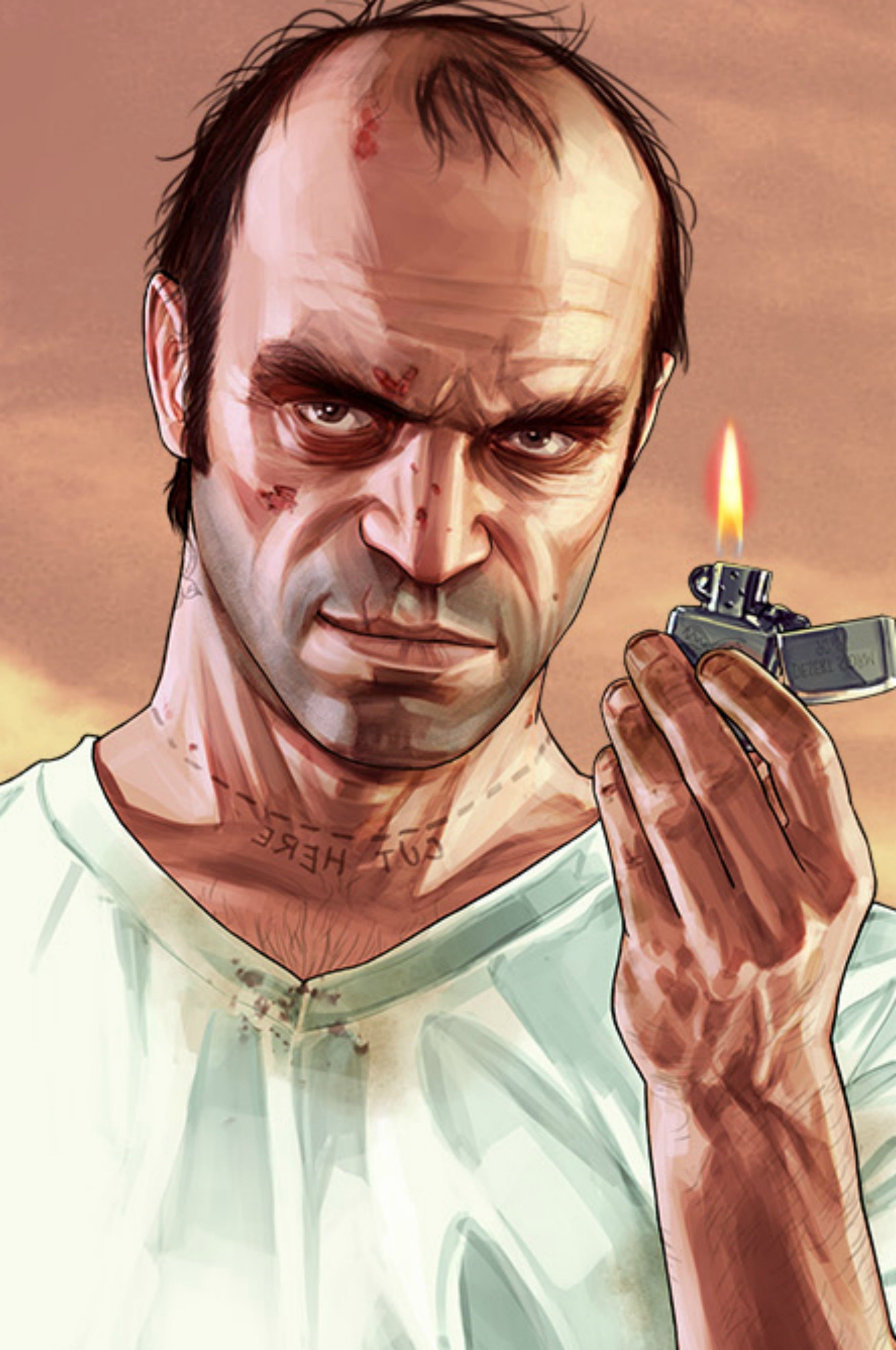 2650x4000 Trevor Philips. Gta, Grand theft auto, Grand theft auto artwork, Phone