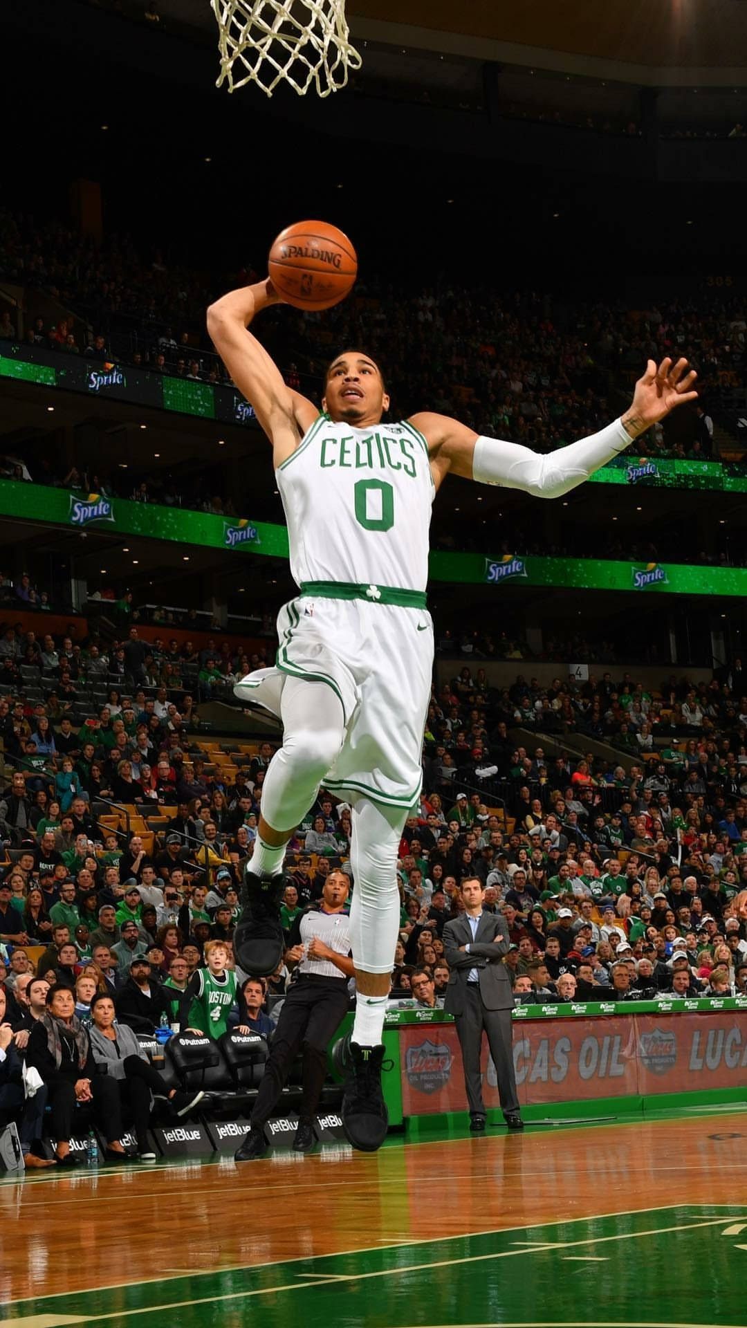 1080x1920 Download Jayson Tatum White Home Court Jersey Wallpaper, Phone