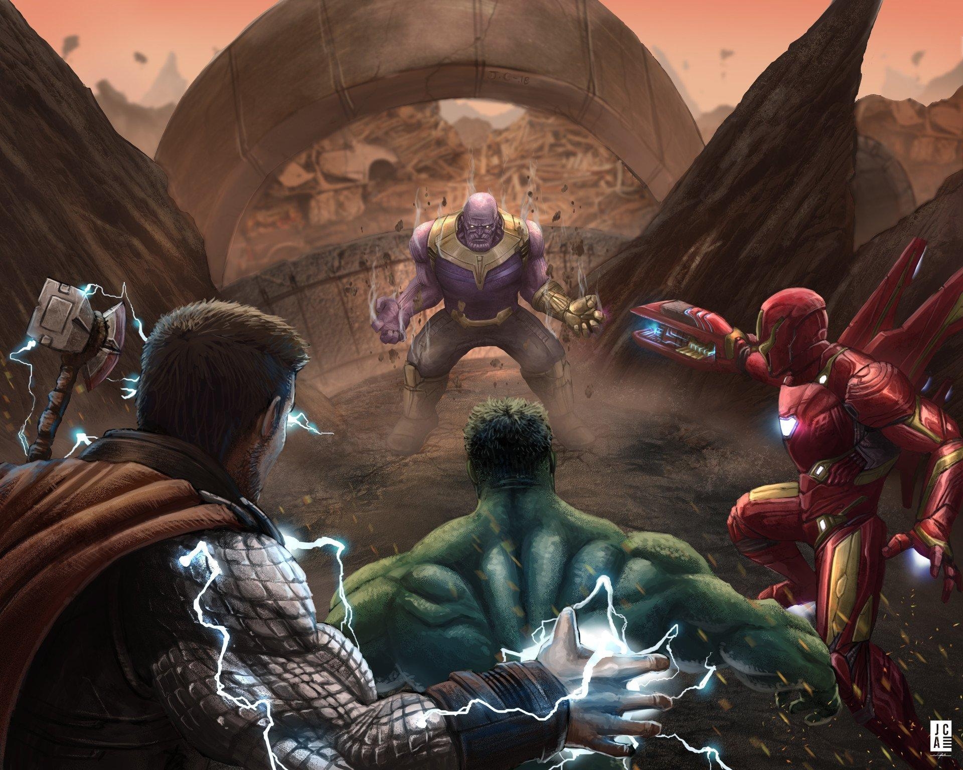 1920x1540 Avengers vs Thanos HD Wallpaper. Background Imagex1536, Desktop