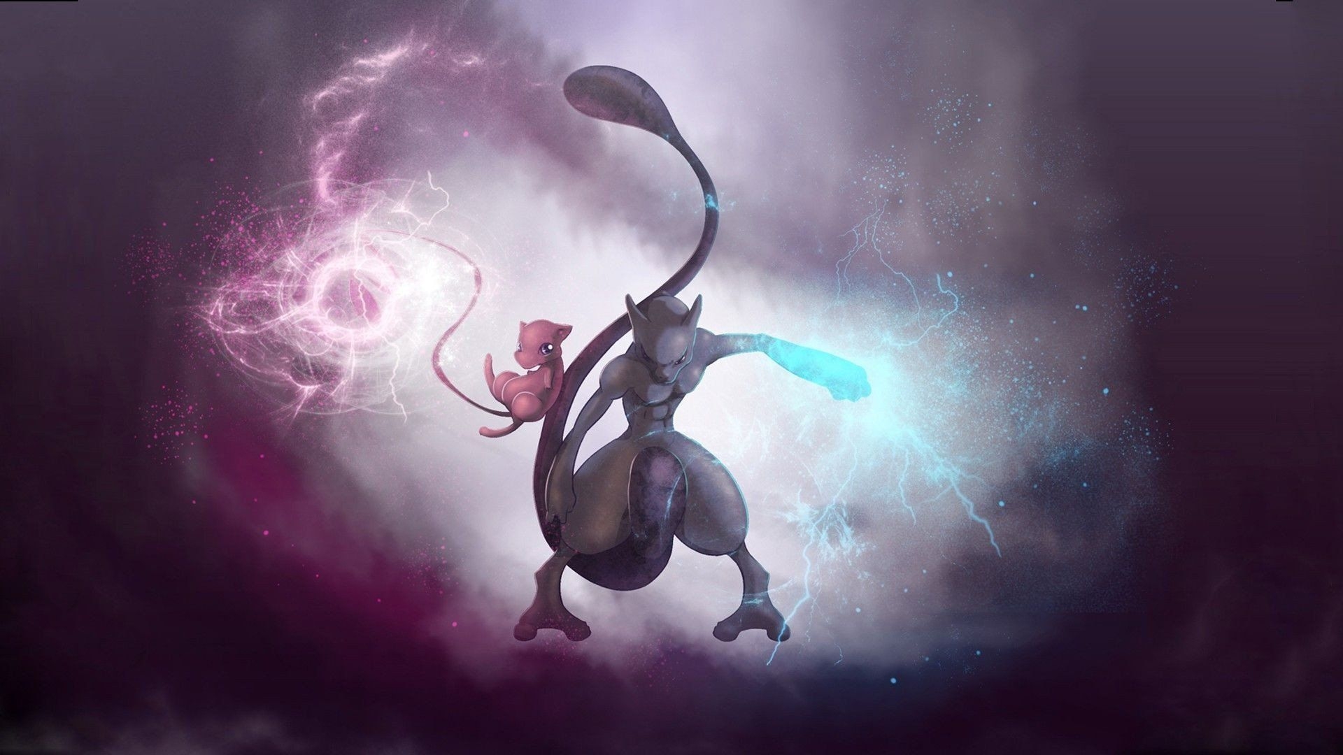 1920x1080 Pokemon, Mew, Mewtwo HD Wallpaper / Desktop and Mobile Image, Desktop