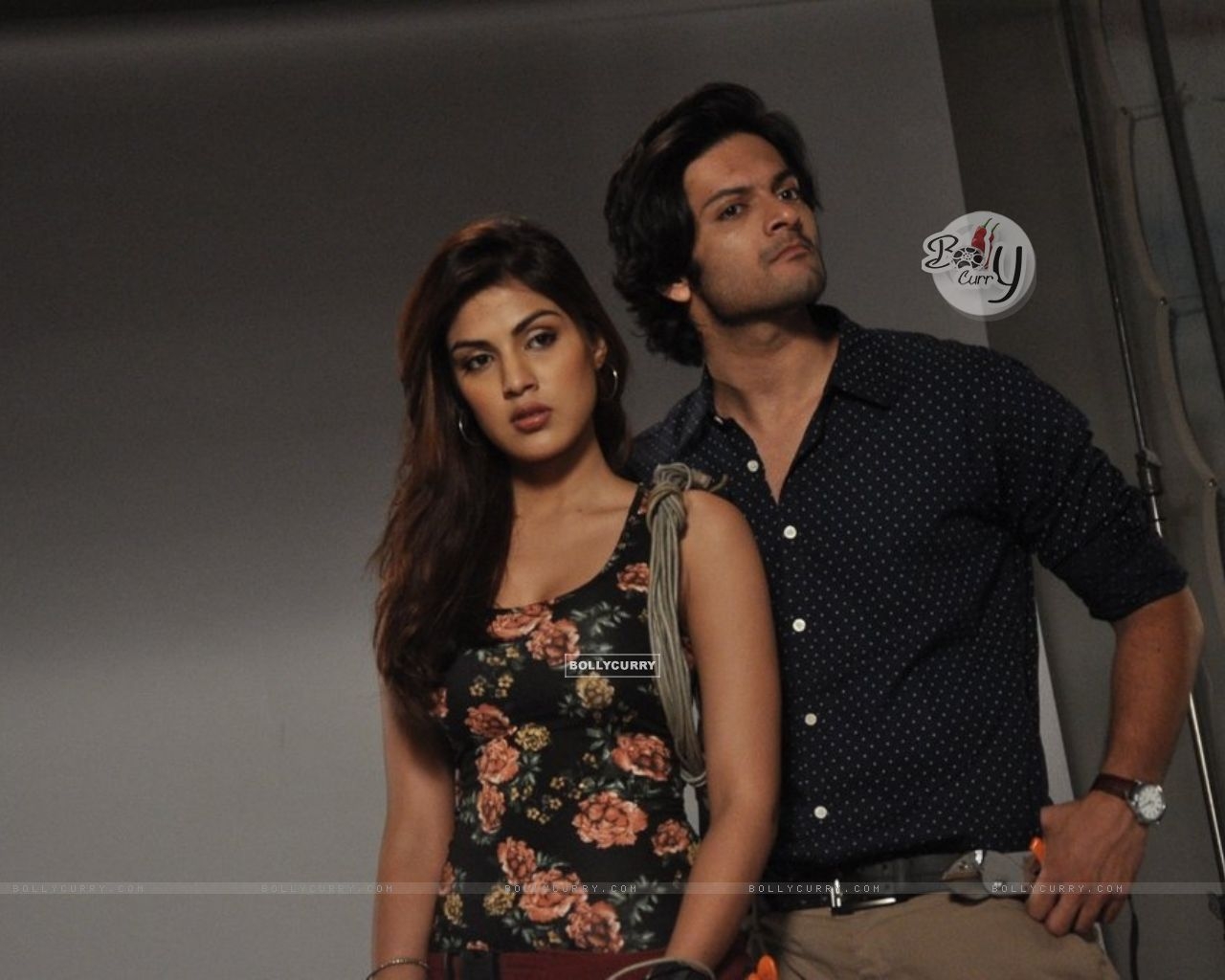 1280x1030 Wallpaper Chakraborty and Ali Fazal at the 'Sonali Cable' Poster Shoot size:, Desktop