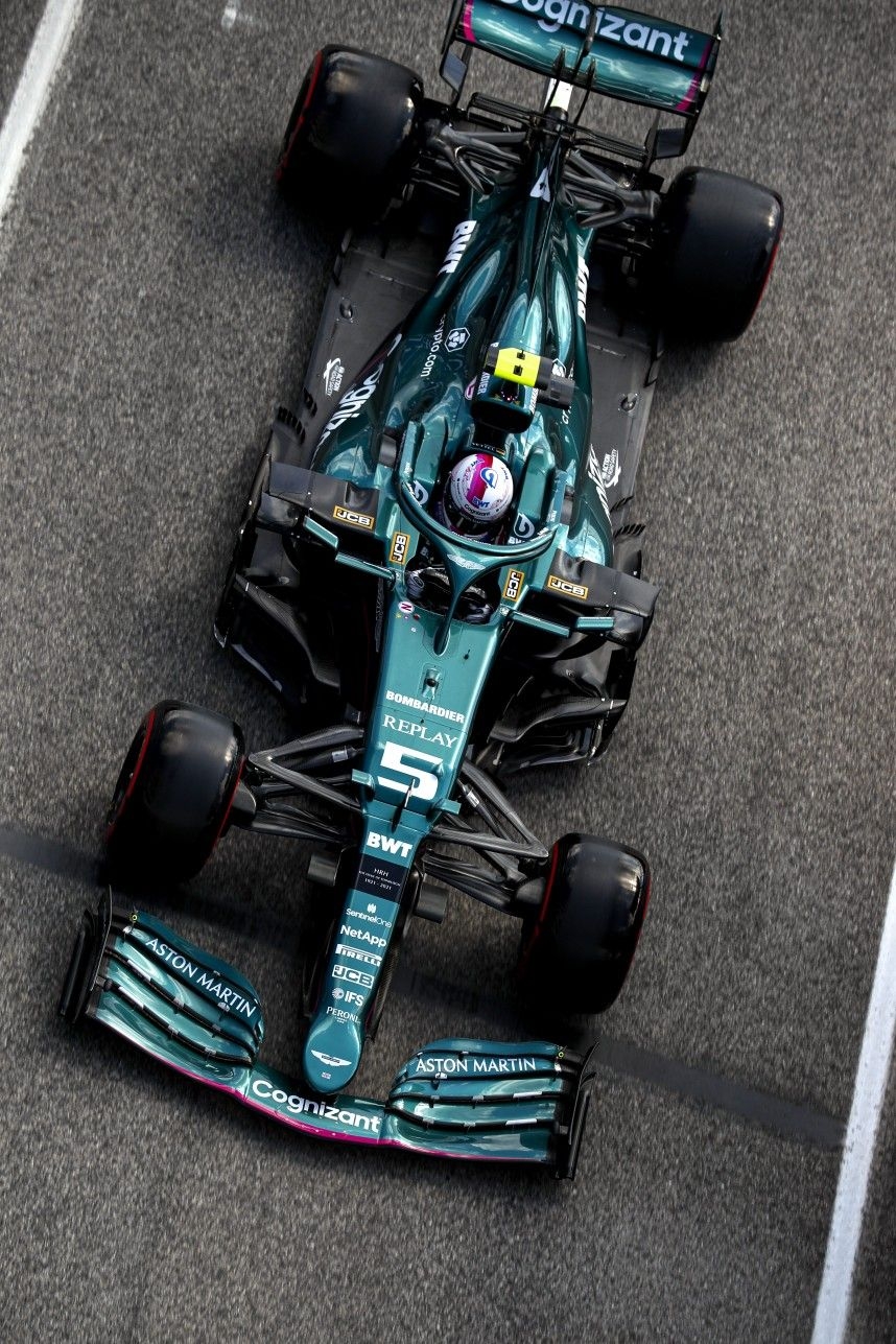 860x1290 Sebastian Vettel, Aston Martin Racing, 2021 Imola GP. Formula 1 car racing, Formula Aston martin, Phone