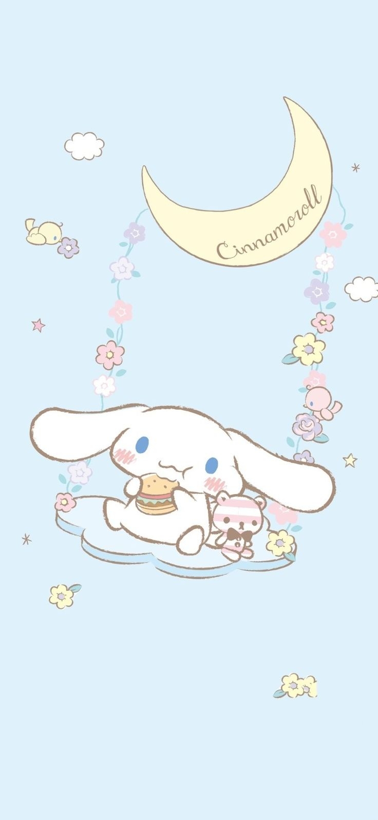 740x1600 Cinnamoroll Hello Kitty iPhone Wallpaper, Phone