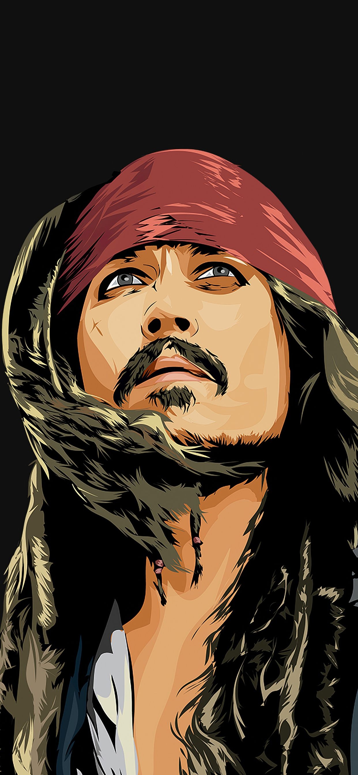 1250x2690 Jack Sparrow Minimal Art 4k iPhone XS MAX HD 4k, Phone