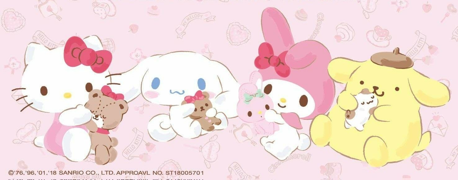 1480x590 Sanrio Character. Hello kitty, Cosas, Dual Screen