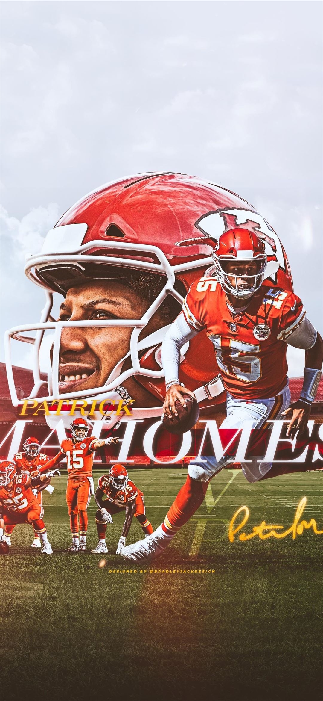 1080x2340 Patrick Mahomes II Kansas City Chiefs Cave iPhone Wallpaper Free Download, Phone