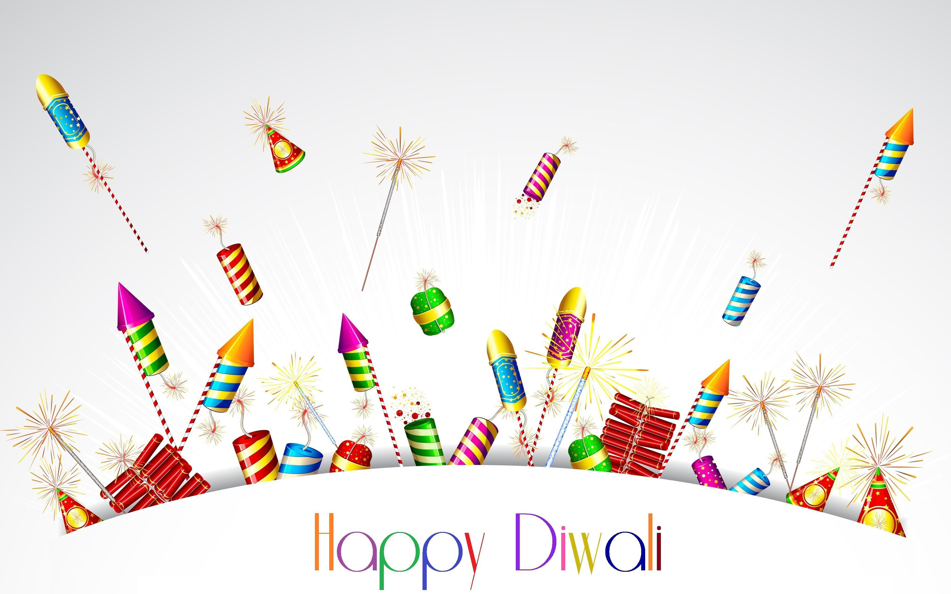 3840x2400 Download wallpaper Happy Diwali, 4k, fireworks, festival of lights, Dipavali, Deepavali, Indian holiday, Hindu, Diwali for desktop with resolution. High Quality HD picture wallpaper, Desktop