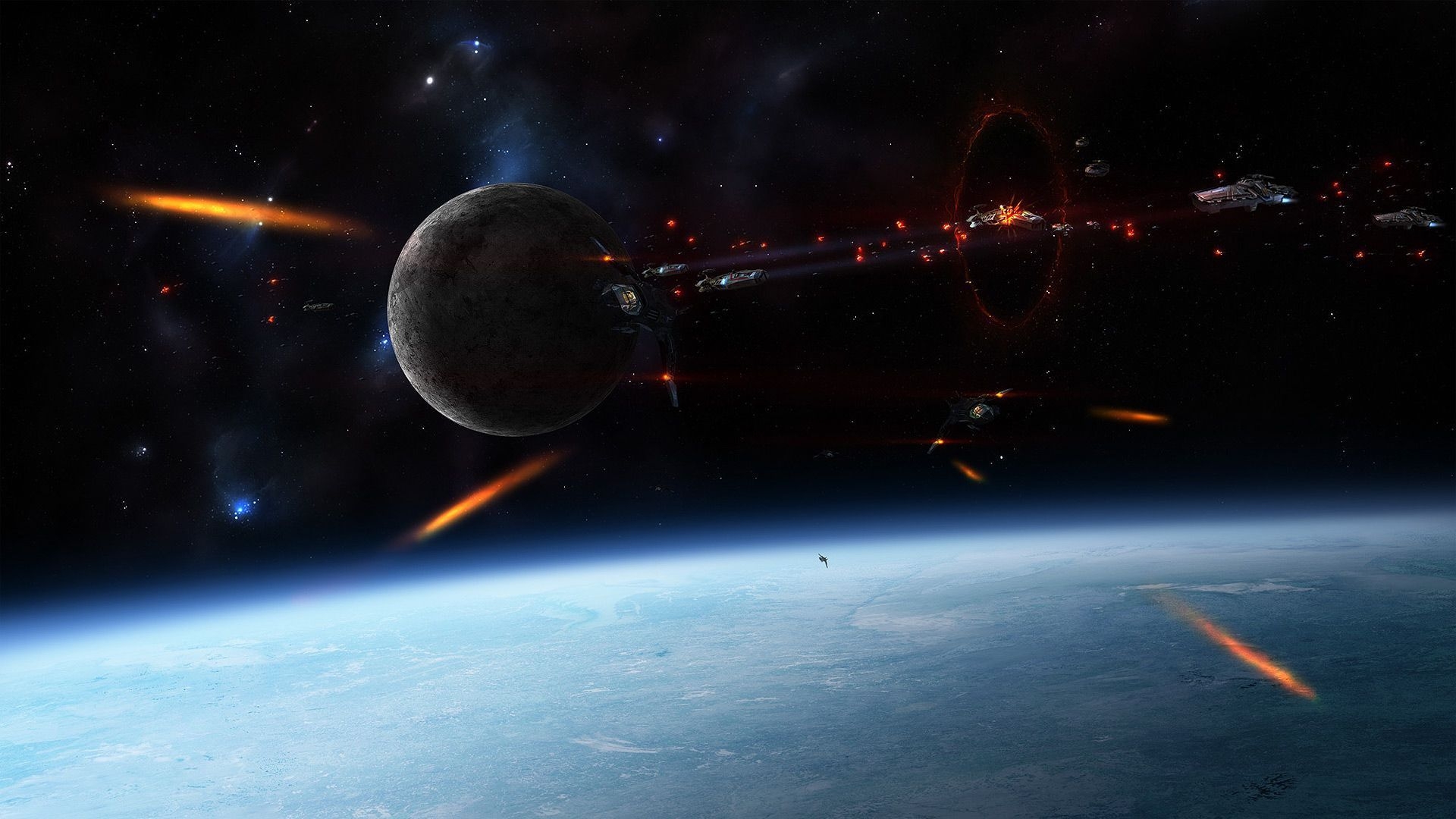 1920x1080 Star Wars Space Battle HD Wallpaper. HD Wallpaper Pal, Desktop