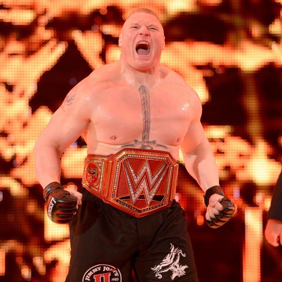 1200x1200 Brock Lesnar vs. Braun Strowman vs. Kane Championship, Phone