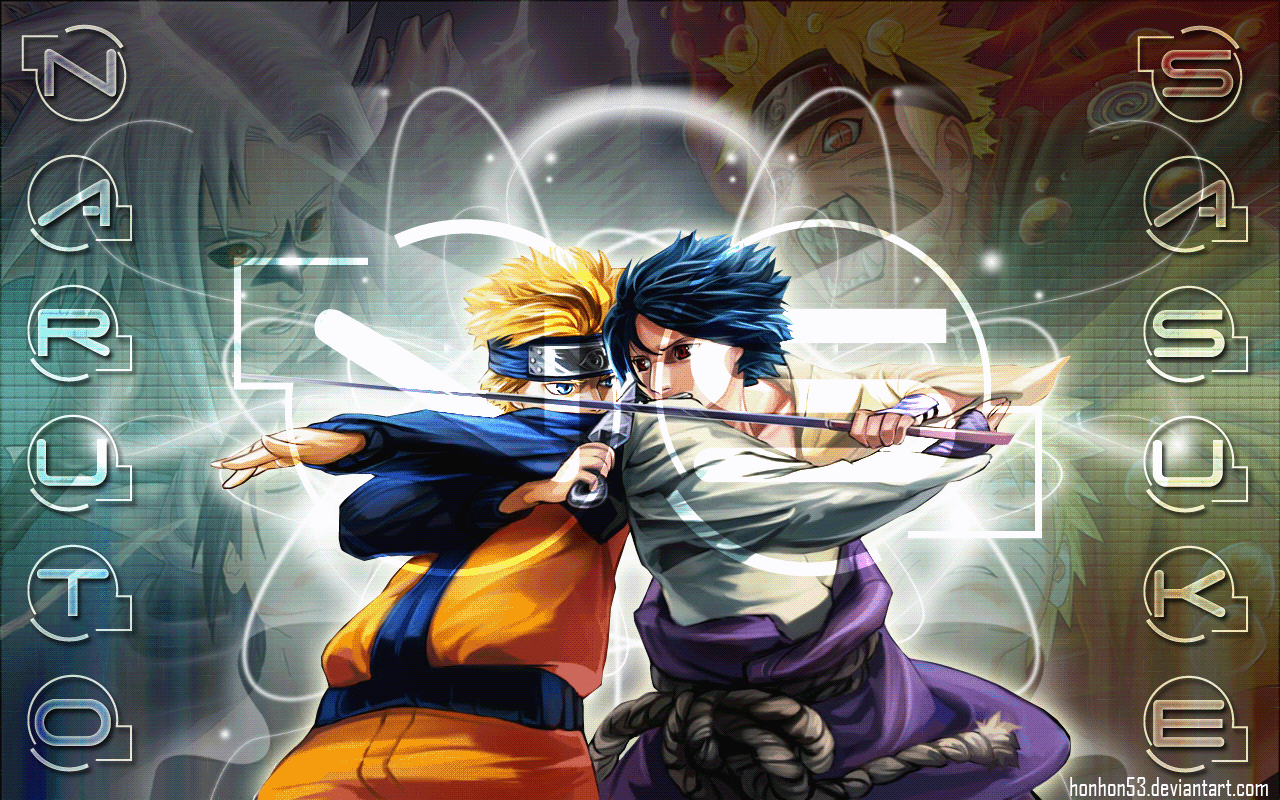 1280x800 Naruto Vs Sasuke Background Sdeerwallpaper, Desktop