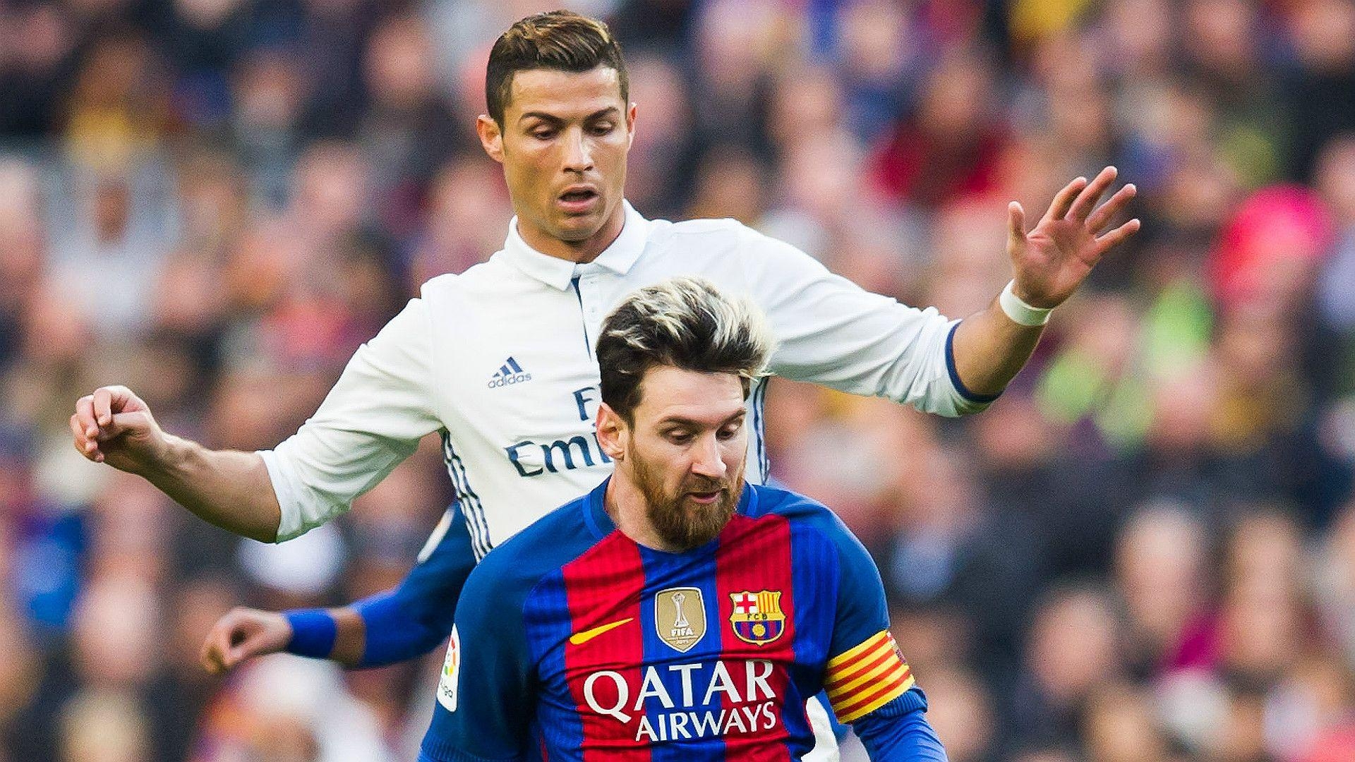 1920x1080 Champions League: Ronaldo Equals Messi's Hat Trick Record, Desktop