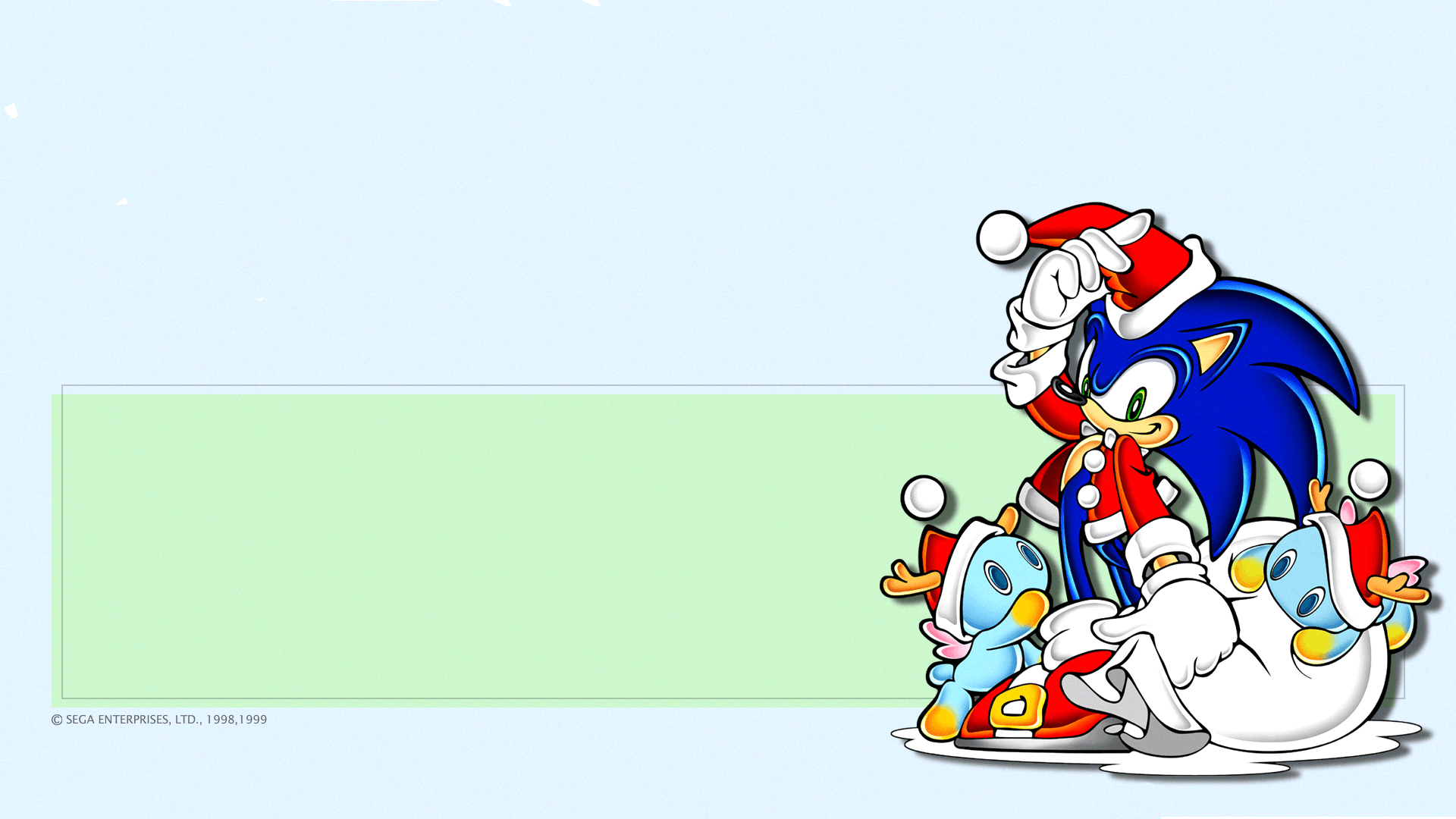 1920x1080 Sonic Christmas Wallpaper Free Sonic Christmas, Desktop