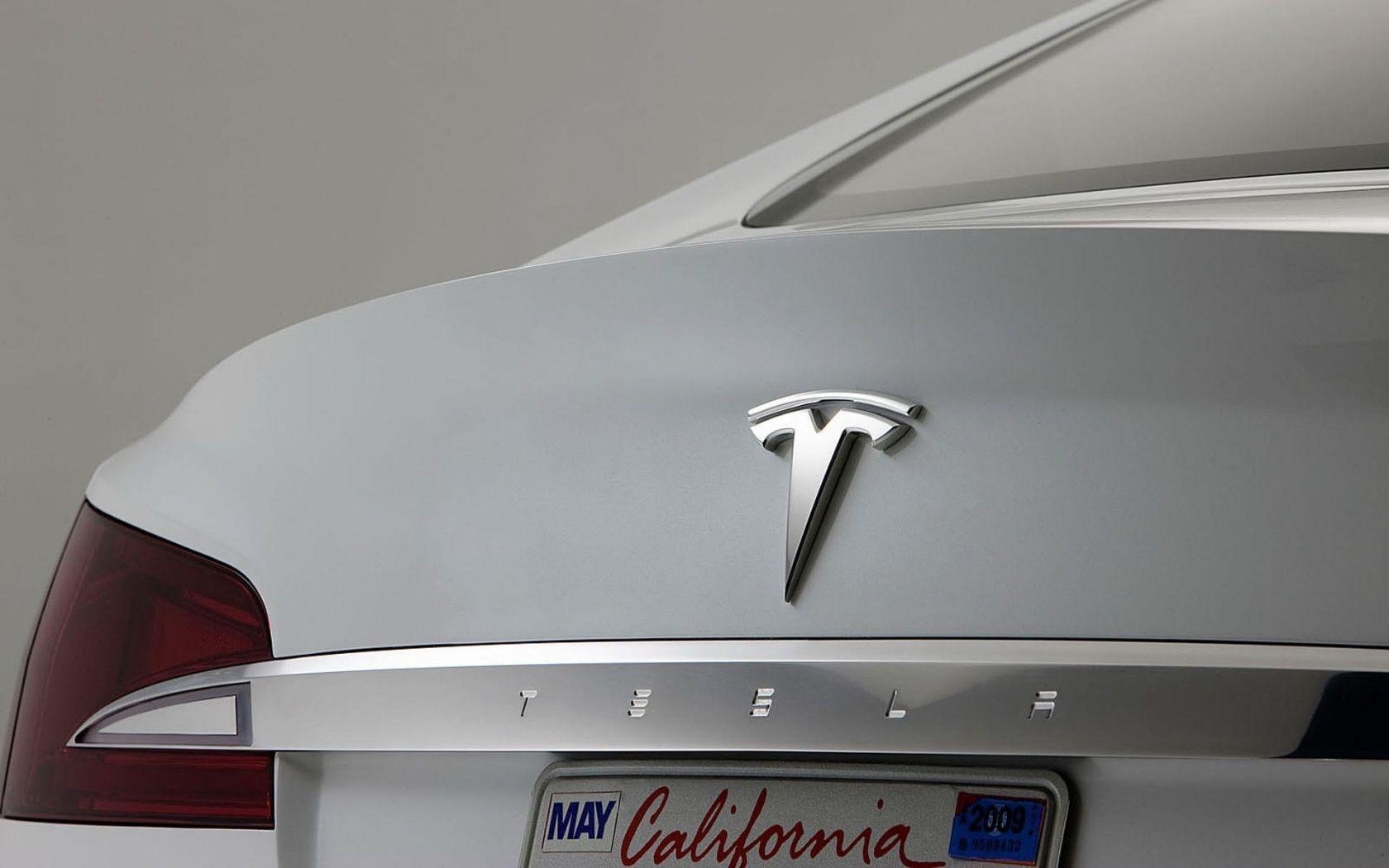 1680x1050 tesla model s concept logo, Desktop