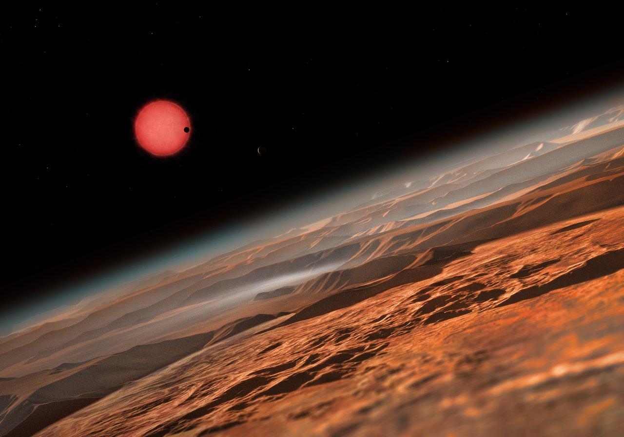 1280x900 Artist's Impression Of The Ultracool Dwarf Star TRAPPIST 1, Desktop