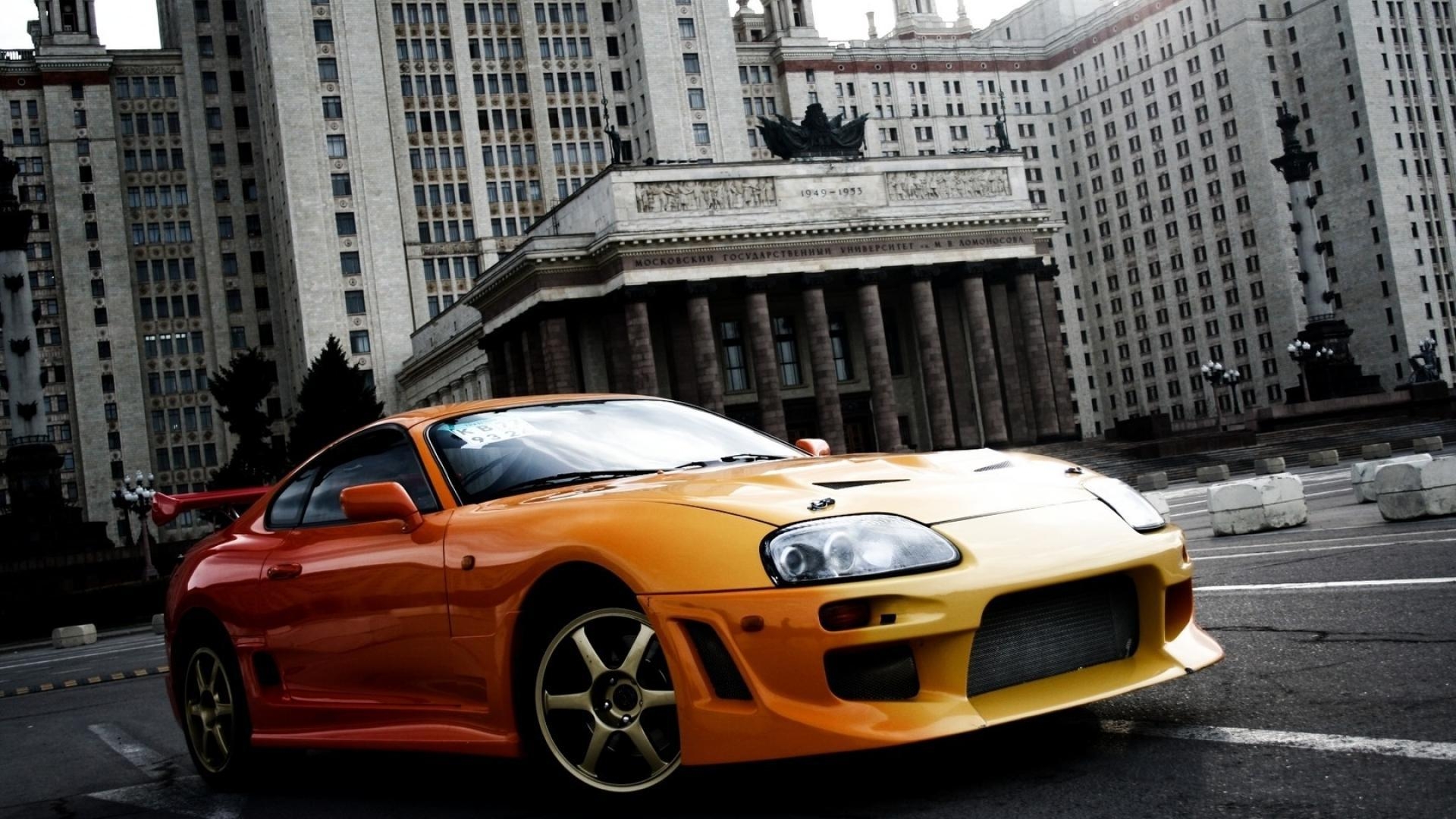 1920x1080 Cityscapes cars tuning toyota supra mkiv Wallpaper, Desktop