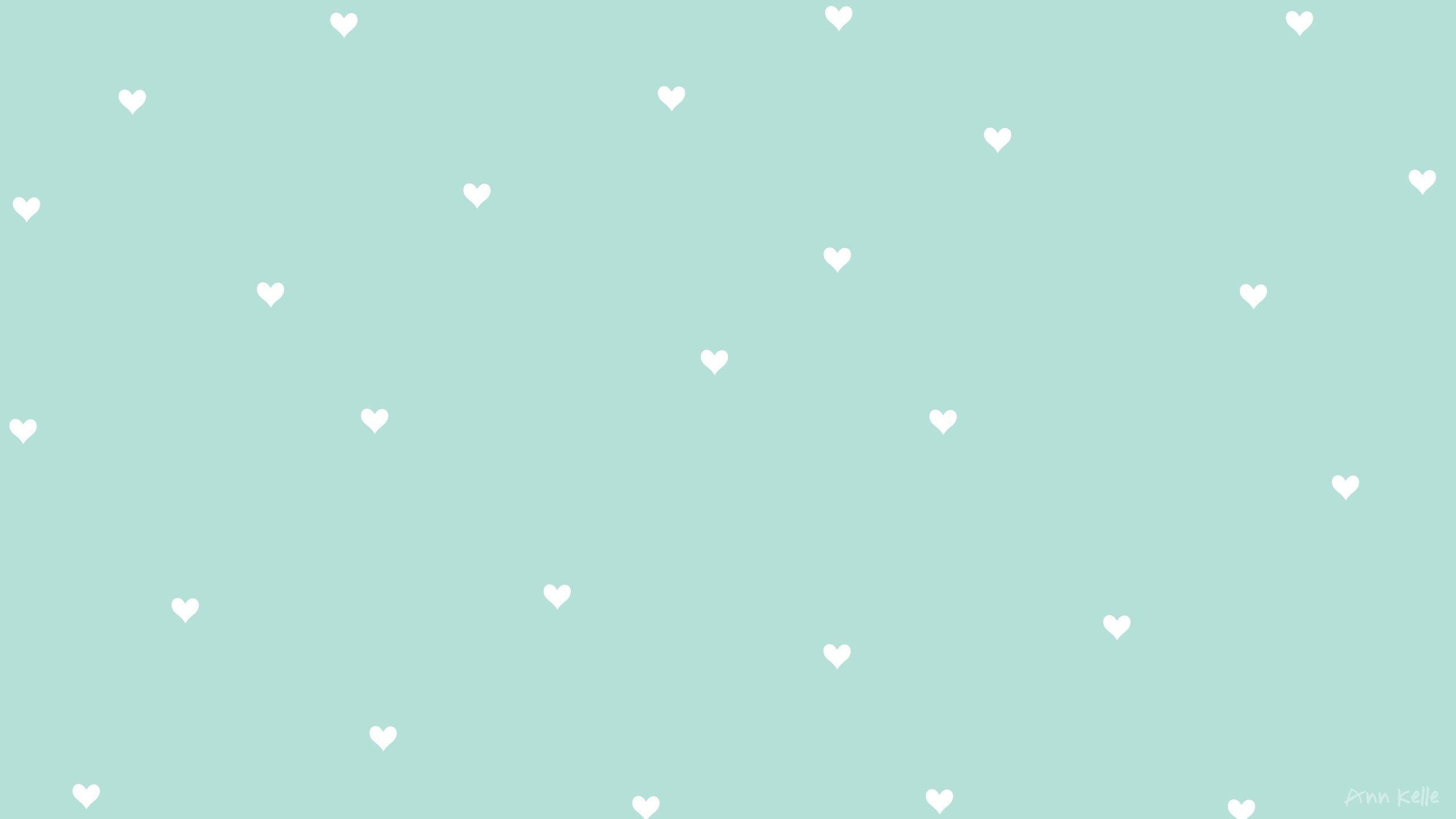 2560x1440 Cute Mint Green Wallpaper, Desktop