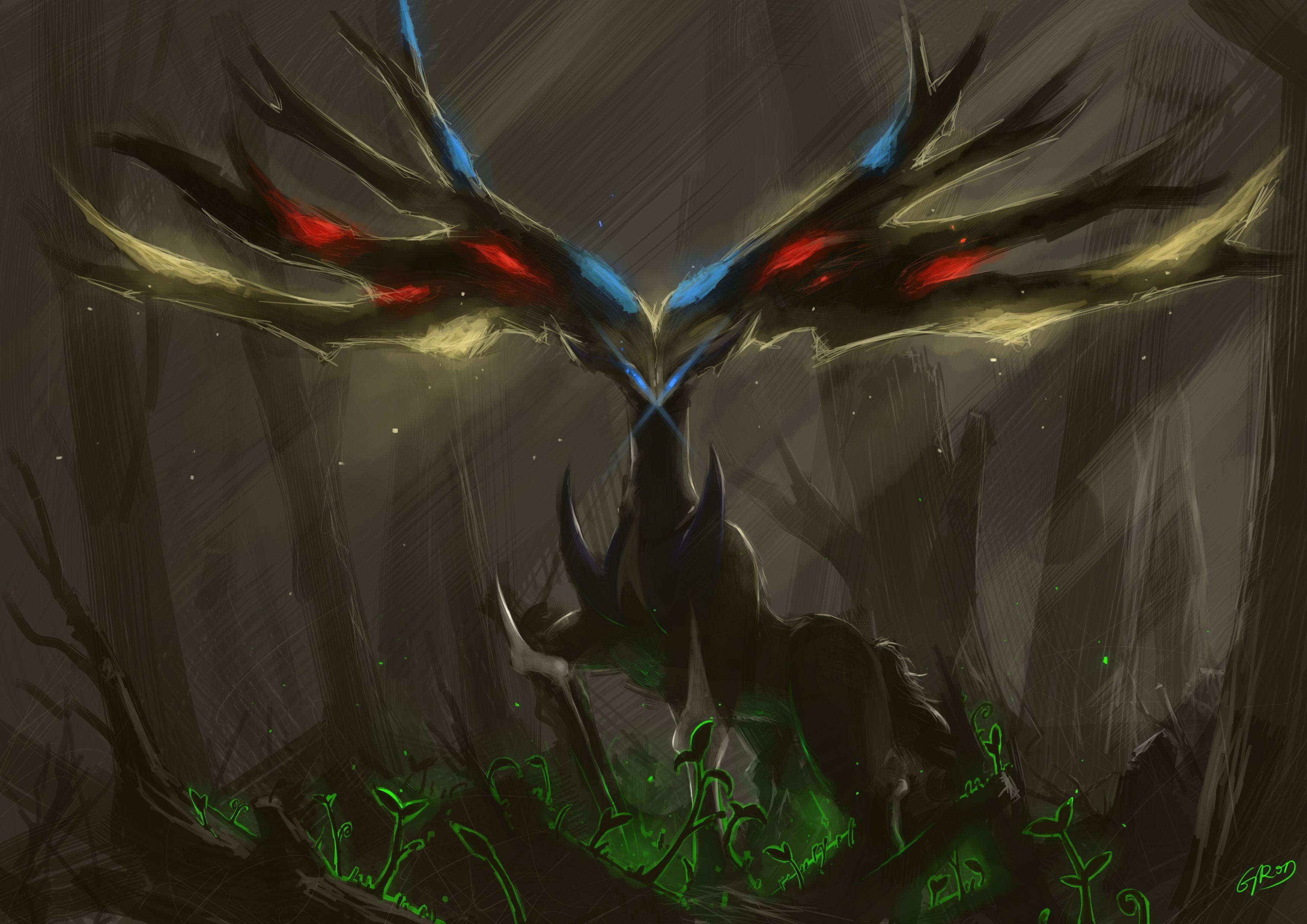 3510x2480 Xerneasémon Anime Image Board, Desktop