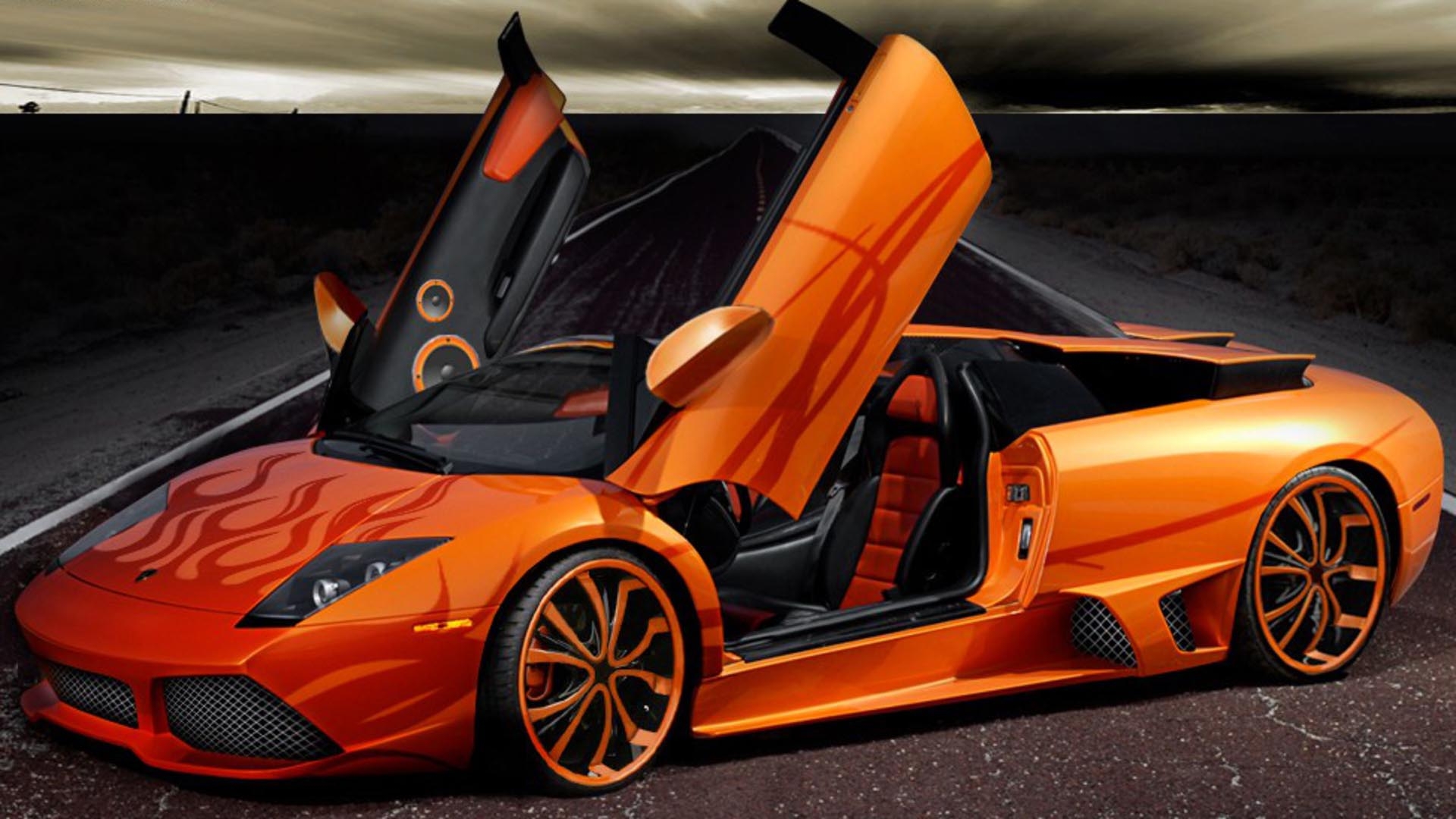 1920x1080 Orange Lamborghini Wallpaper Wallpaper Inn, Desktop