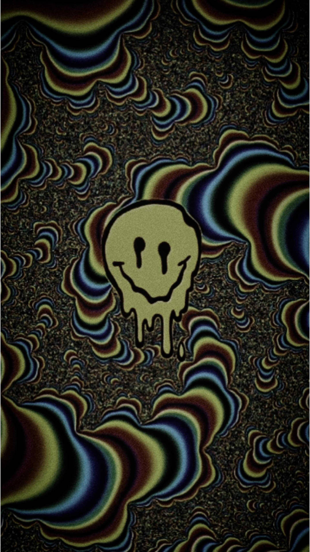 1080x1920 Download Weirdcore Smiley With Inverted Color Wallpaper, Phone