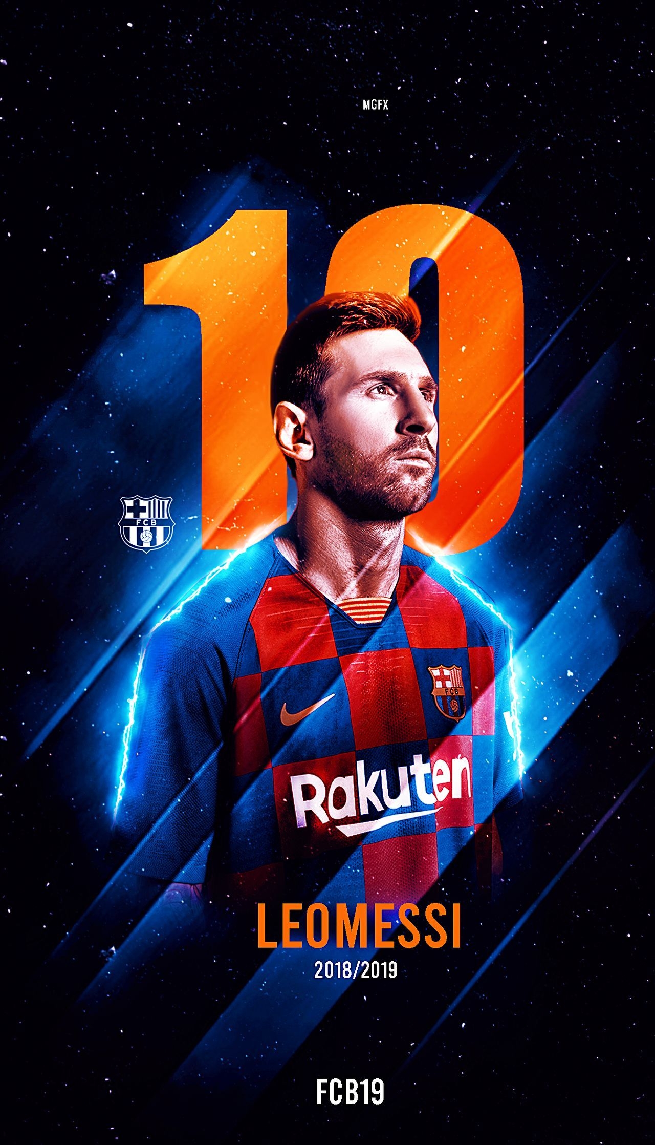 1280x2240 Wallpaper Of Messi, Phone