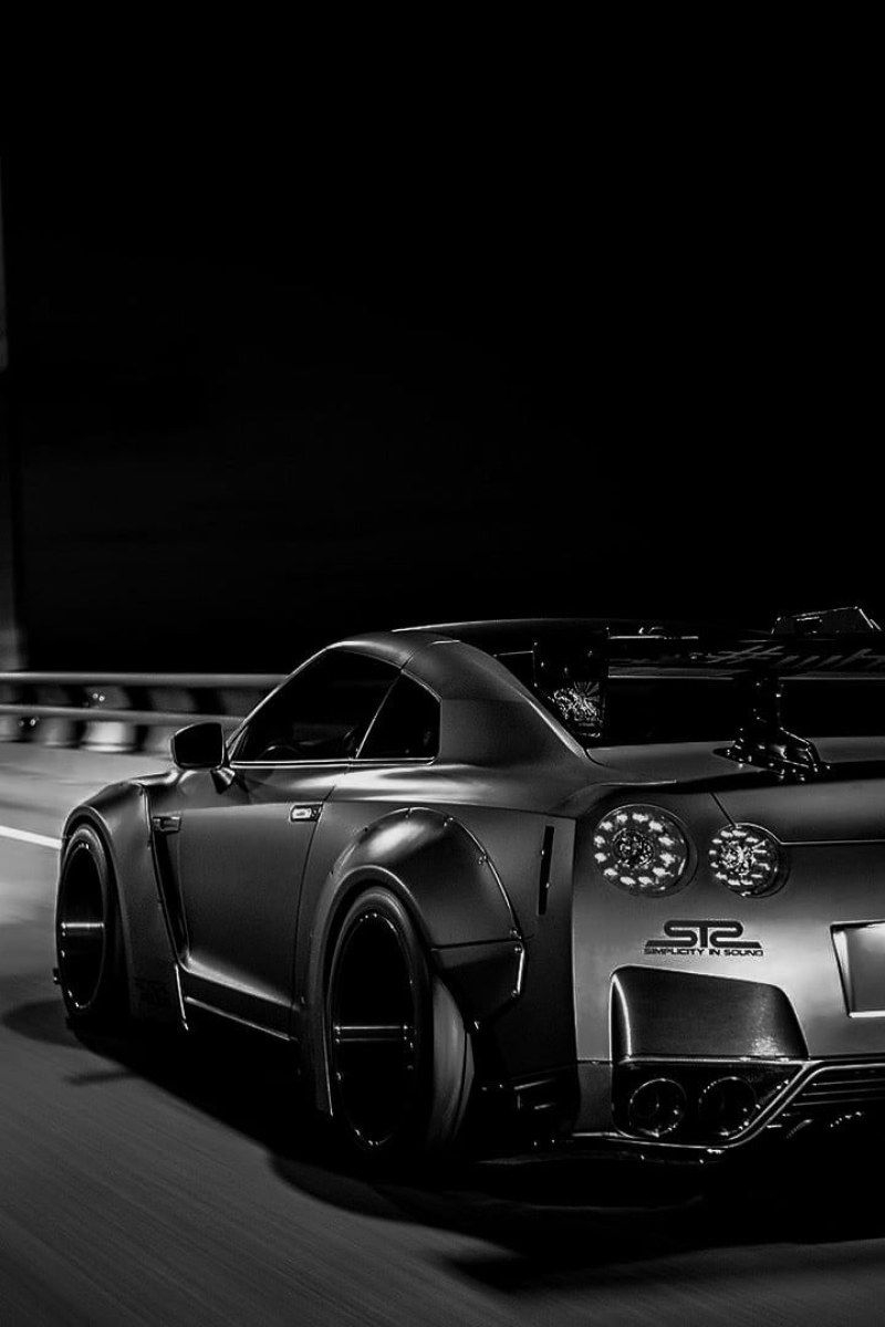 800x1200 Wallpaper Black Coupe, Tuning, Nissan Skyline Gt R R35 • Wallpaper For You HD Wallpaper For Desktop & Mobile, Phone