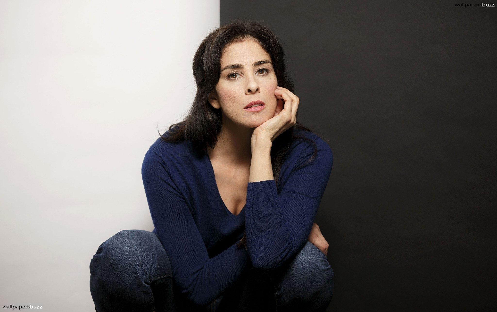 2050x1290 Thoughtful Sarah Silverman HD Wallpaper, Desktop