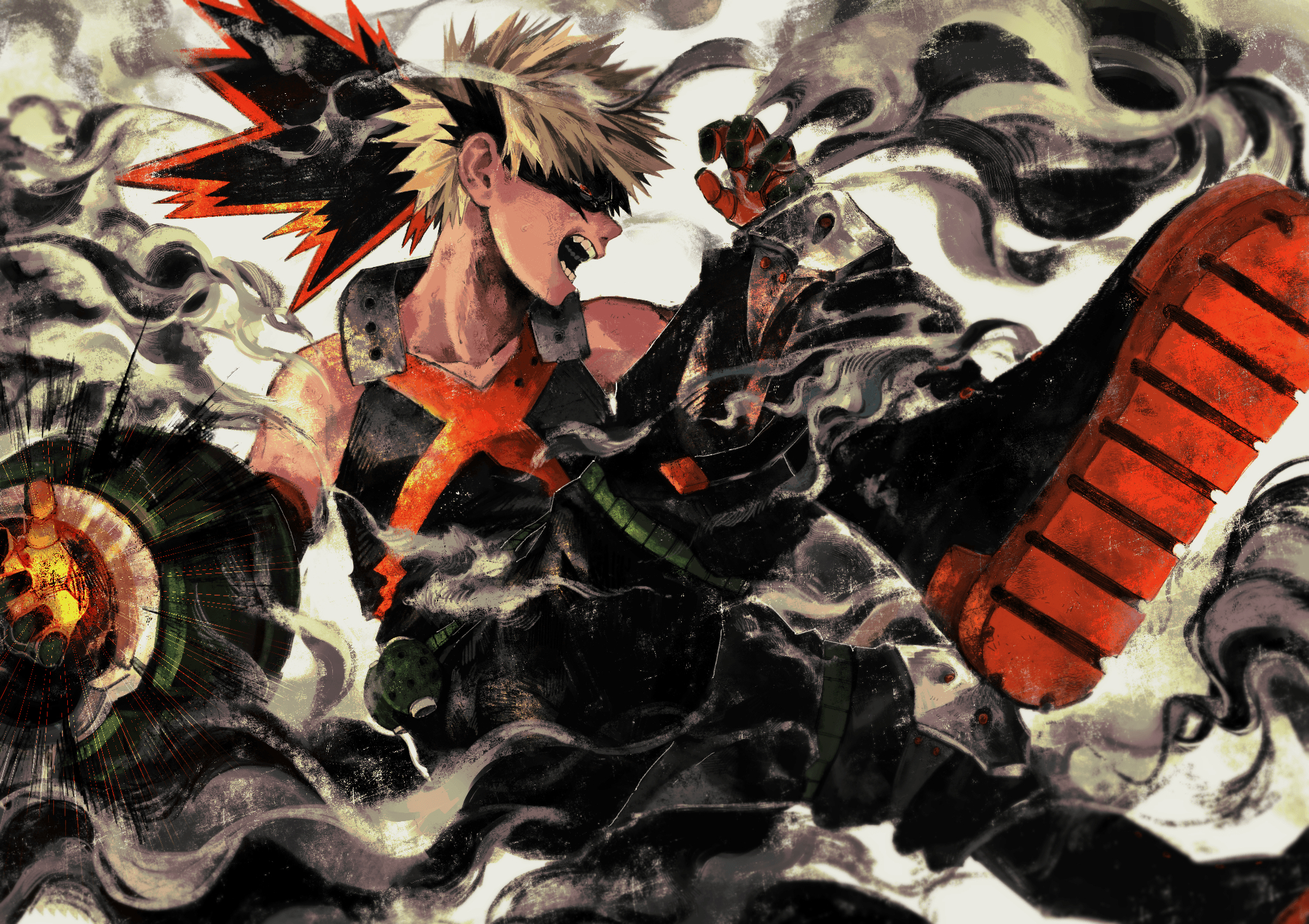 2070x1460 Boku no Hero Academia.. Katsuki Bakugou. My hero académia, Desktop