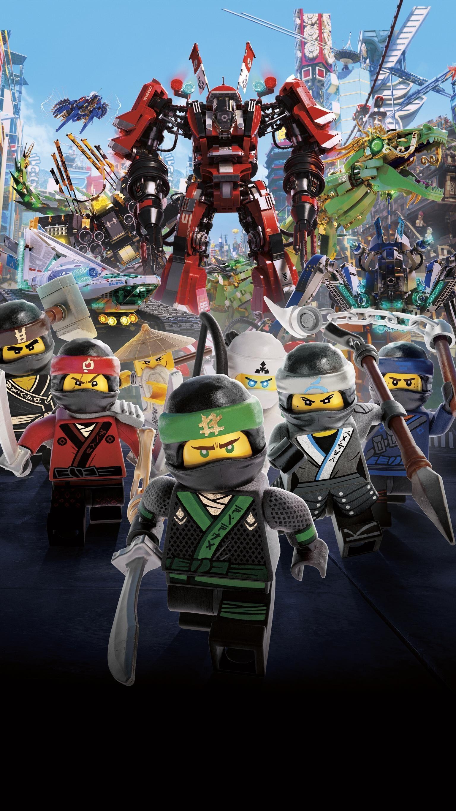 1540x2740 The LEGO Ninjago Movie (2017) Phone Wallpaper. Lego ninjago, Phone