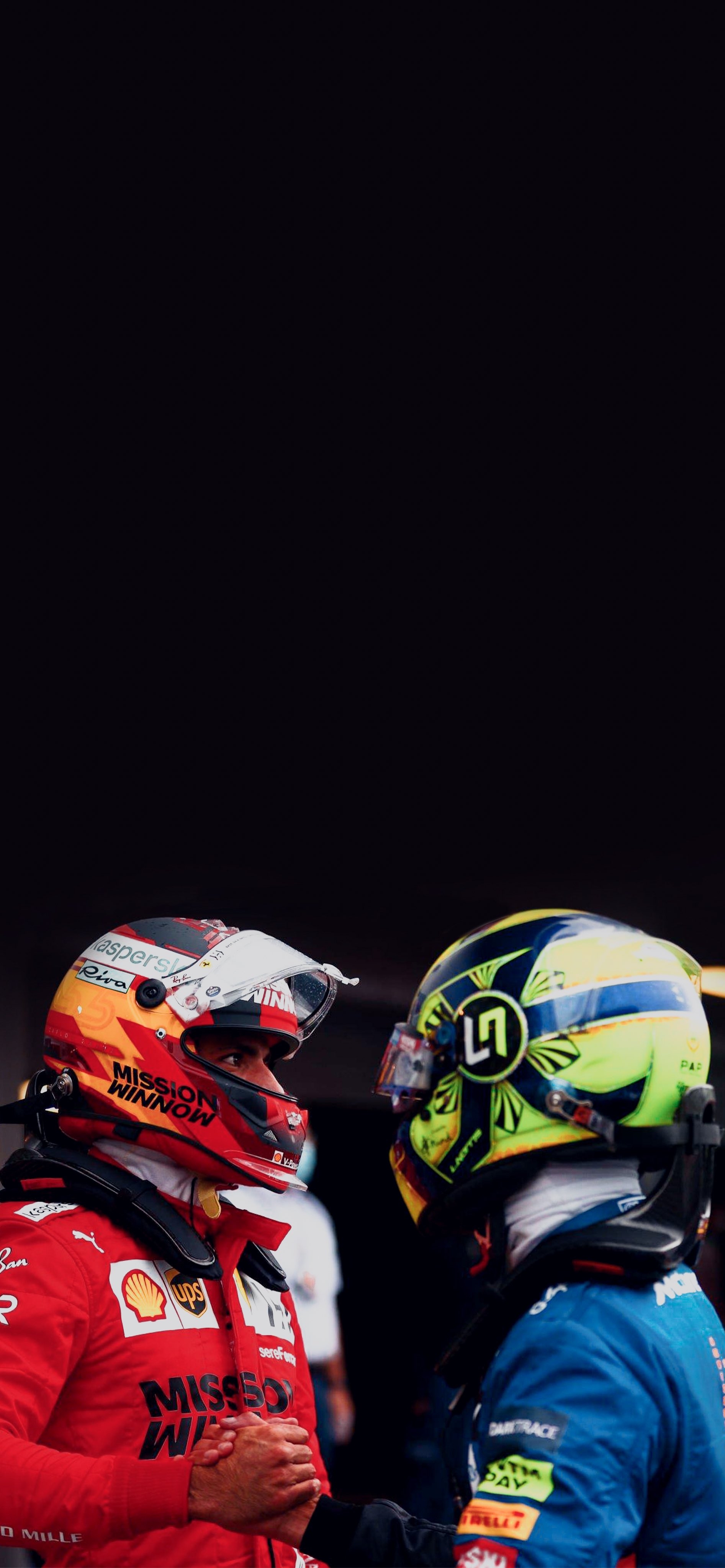 1900x4100 Carlos Sainz and Lando Norris, Phone