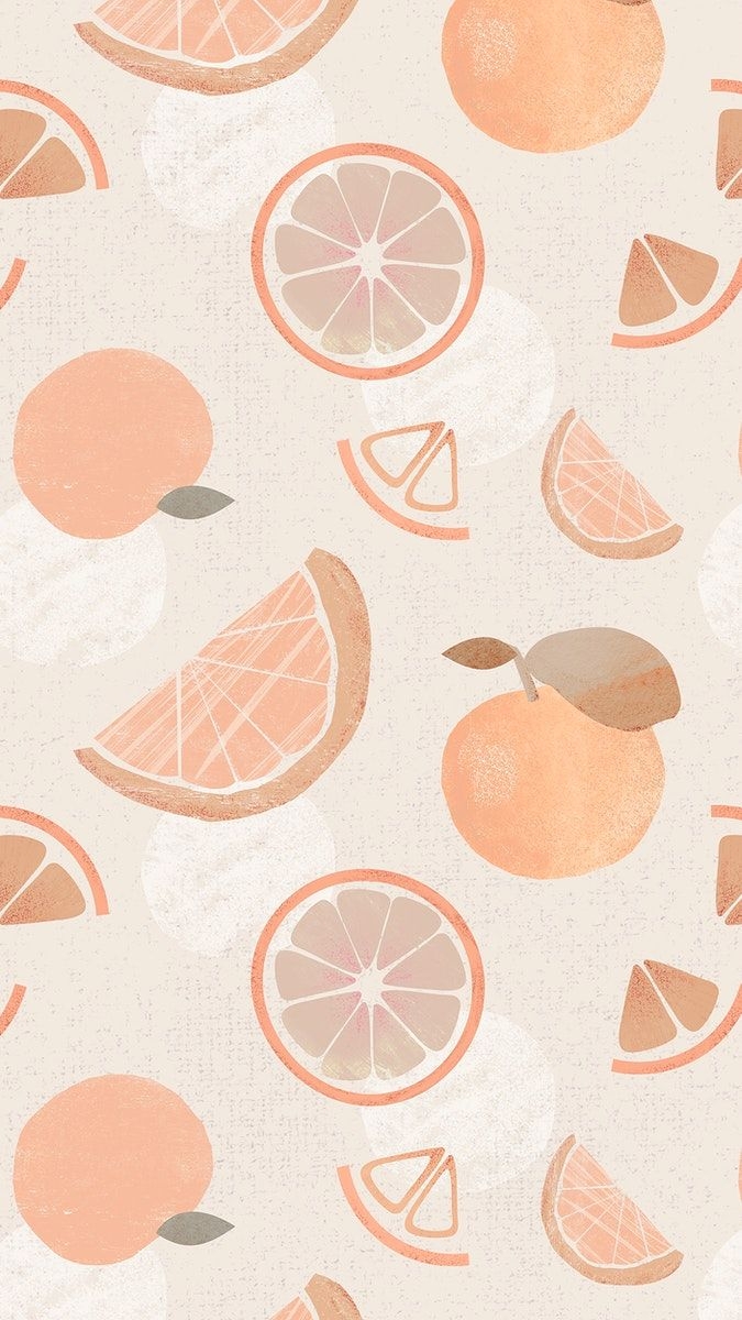 680x1200 Pastel grapefruit iPhone wallpaper, Phone