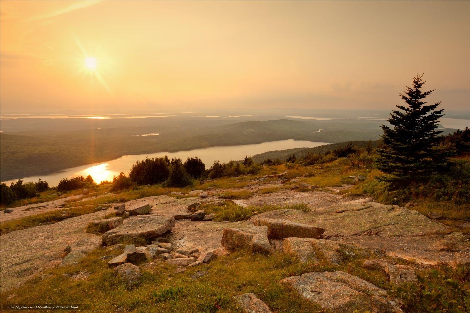 1600x1070 Download wallpaper Acadia National Park, Maine, USA free desktop, Desktop