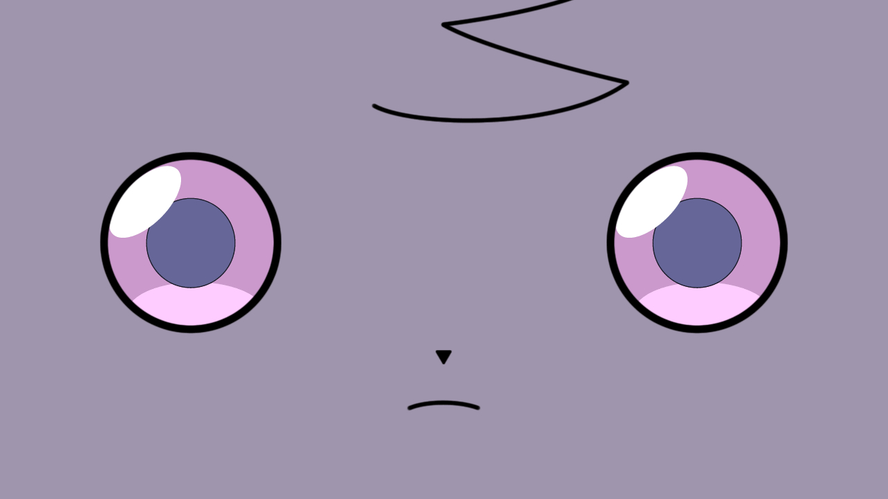 1280x720 Adorn your desktop with Espurr's creepy blank stare. If you dare, Desktop