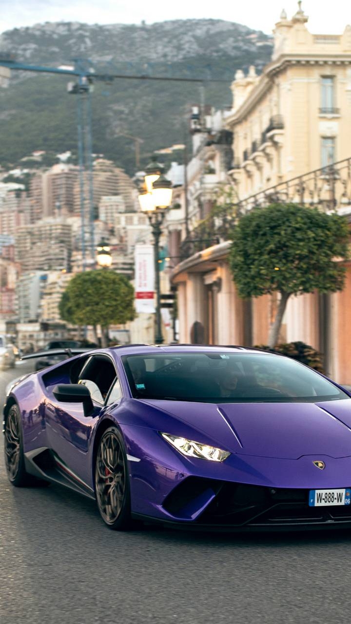 720x1280 Purple Lambo wallpaper, Phone