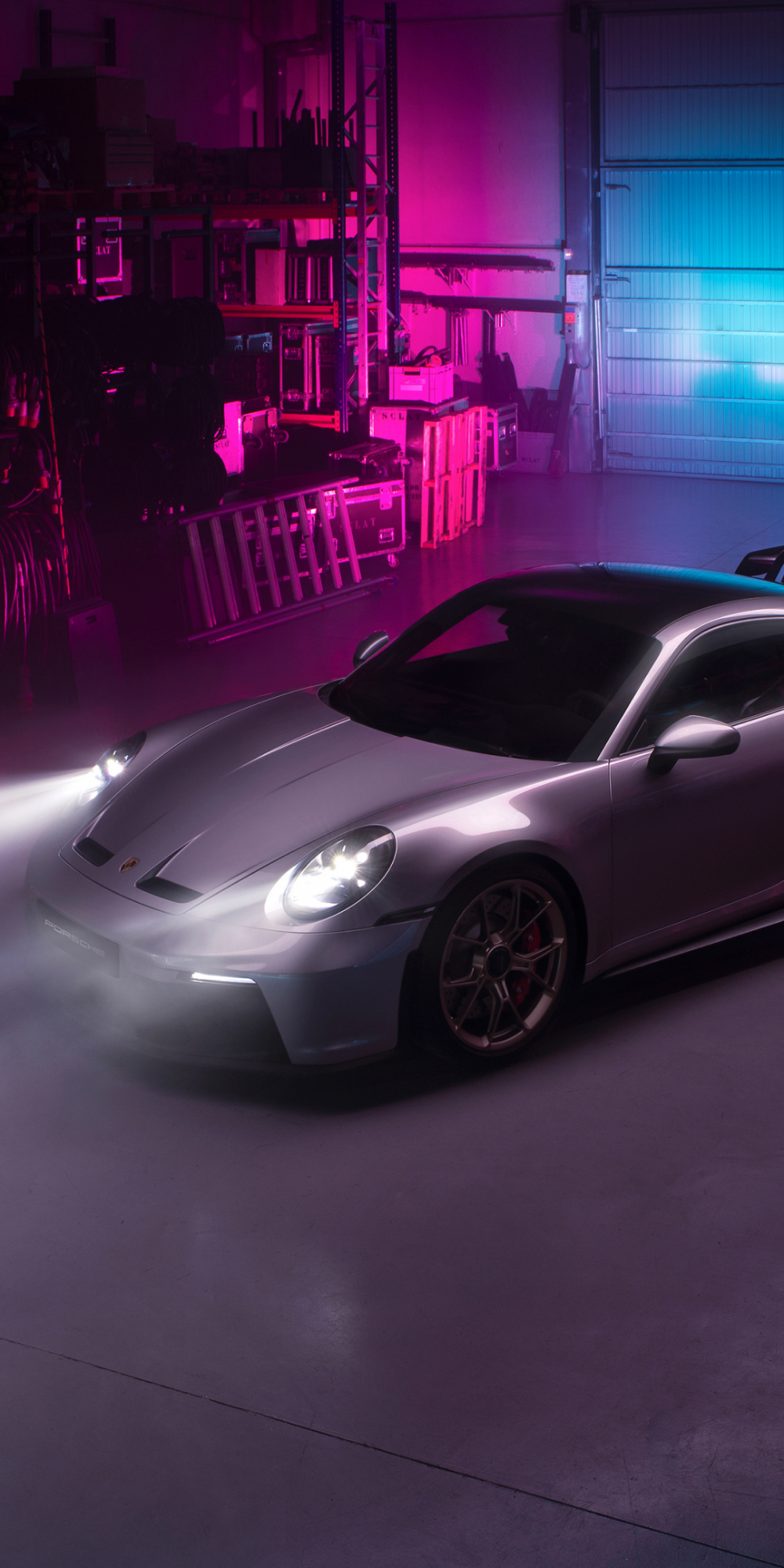 1000x2000 Download cyberpunk porsche 992 gt sportcar, 2022 1080x2160 wallpaper, honor 7x, honor 9 lite, honor view 10. Porsche, Expensive sports cars, Car background, Phone