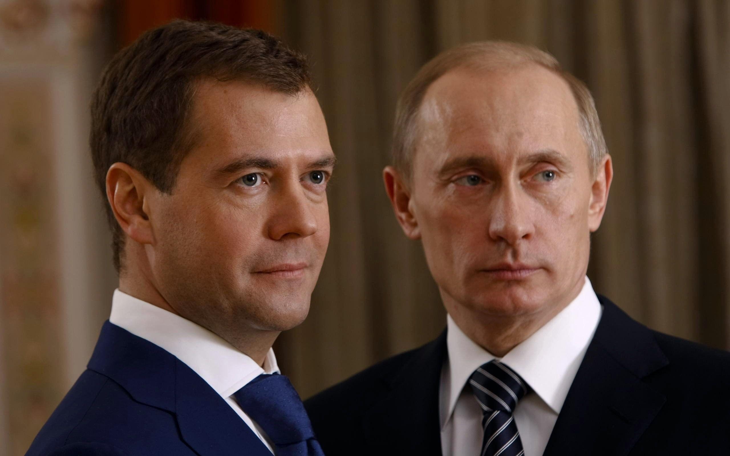 2560x1600 Wallpaper Vladimir Putin Dmitry Medvedev President Celebrities, Desktop