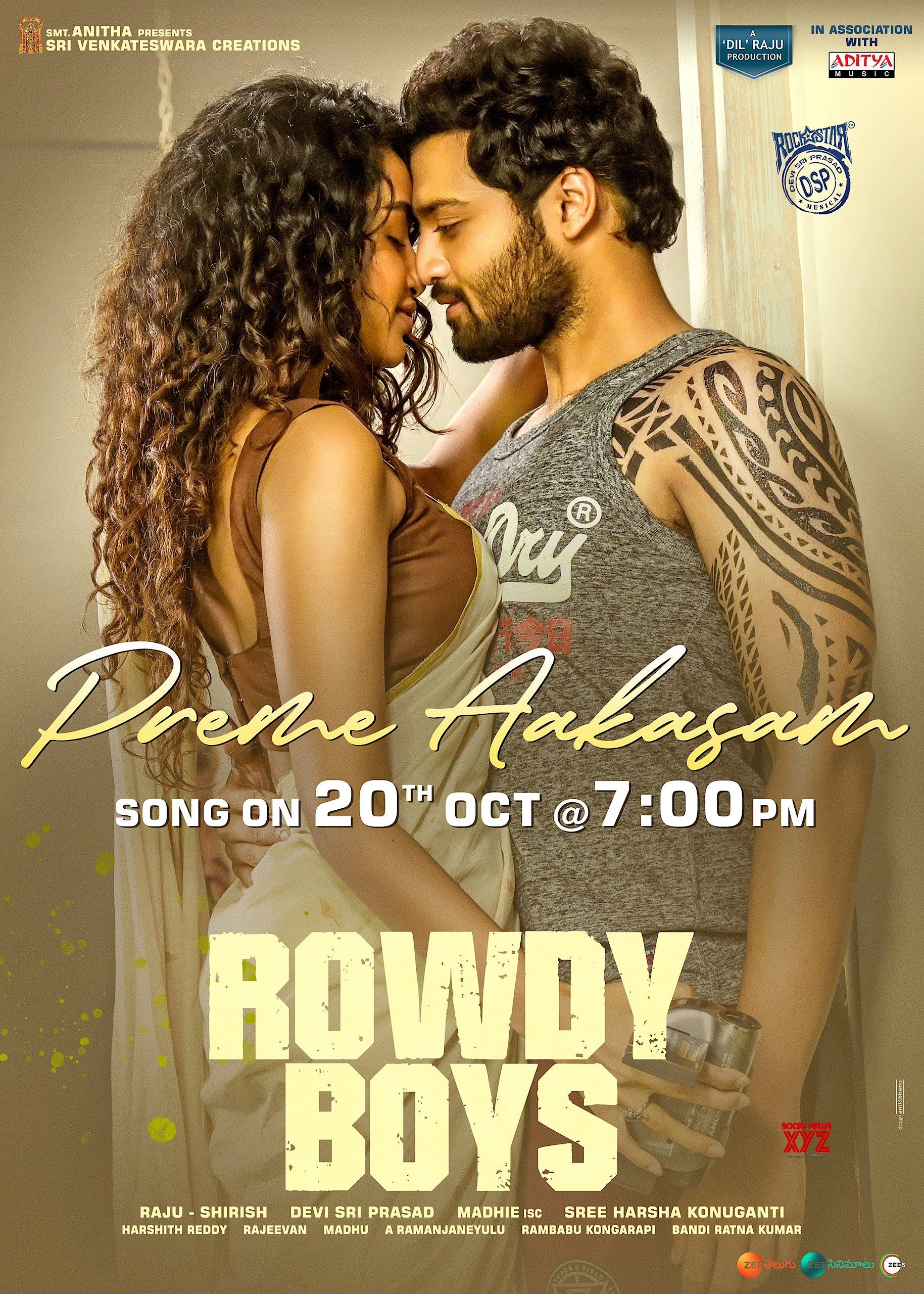 1830x2560 Ashish And Anupama Parameswaran's Rowdy Boys Movie Song Poster And Still News XYZ. Movies for boys, Movie songs, Boys posters, Phone