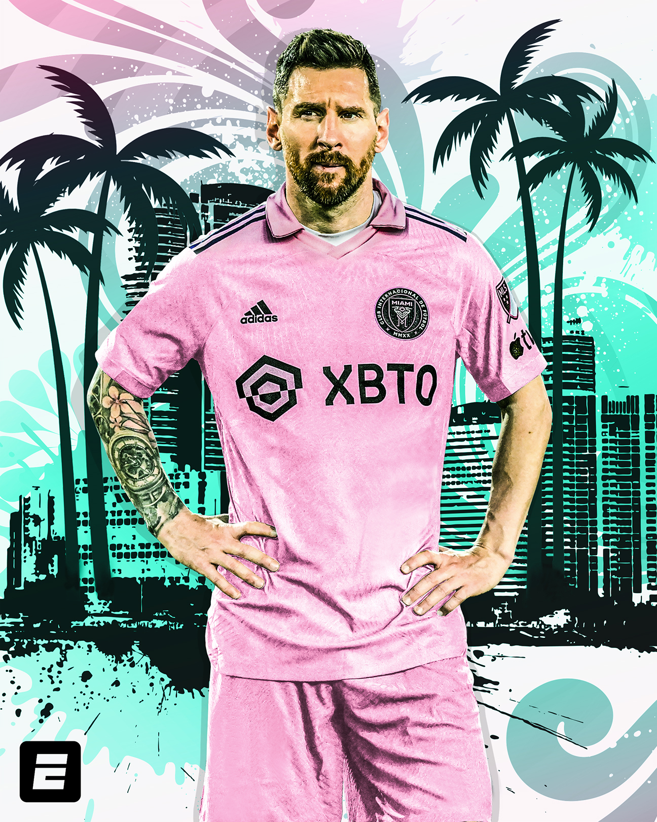 1300x1620 Messi Inter Miami wallpaper, Phone