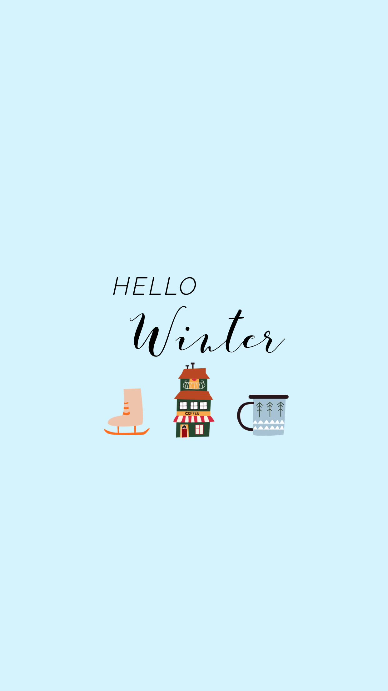 1250x2210 Hello winter blue phone wallpaper simple Lynn Meadows Photography. iPhone wallpaper winter, Hello winter, Xmas wallpaper, Phone