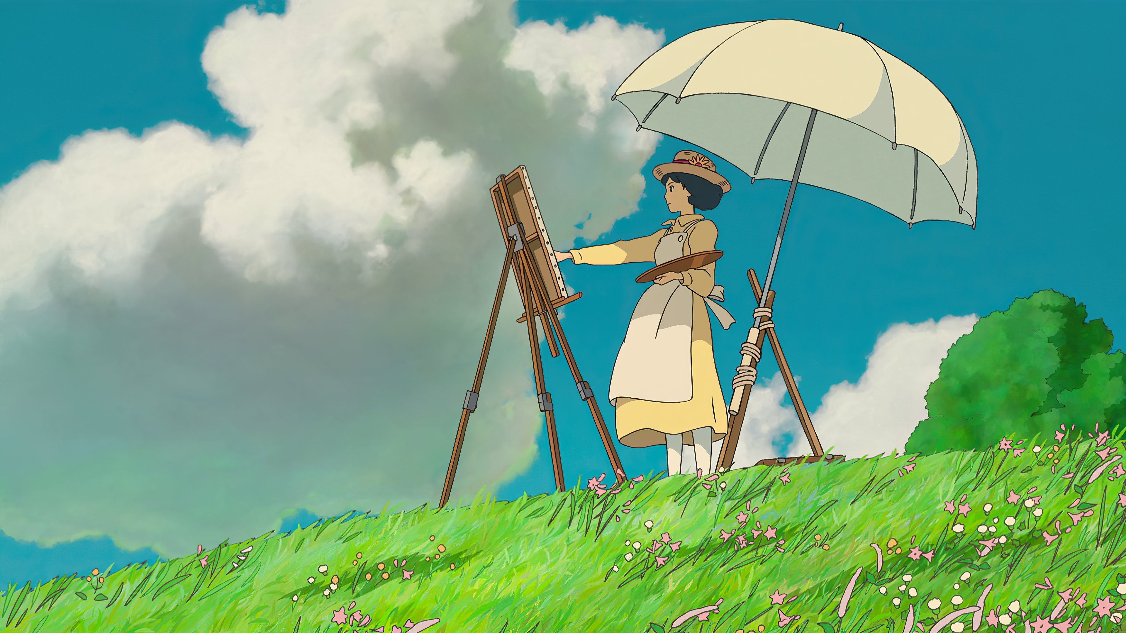 3840x2160 Studio Ghibli #nature #landscape The Wind Rises #colorful #anime anime girls #sky K #wallpaper #hdwallpaper #desktop. Art studio ghibli, Miyazaki, Univers manga, Desktop